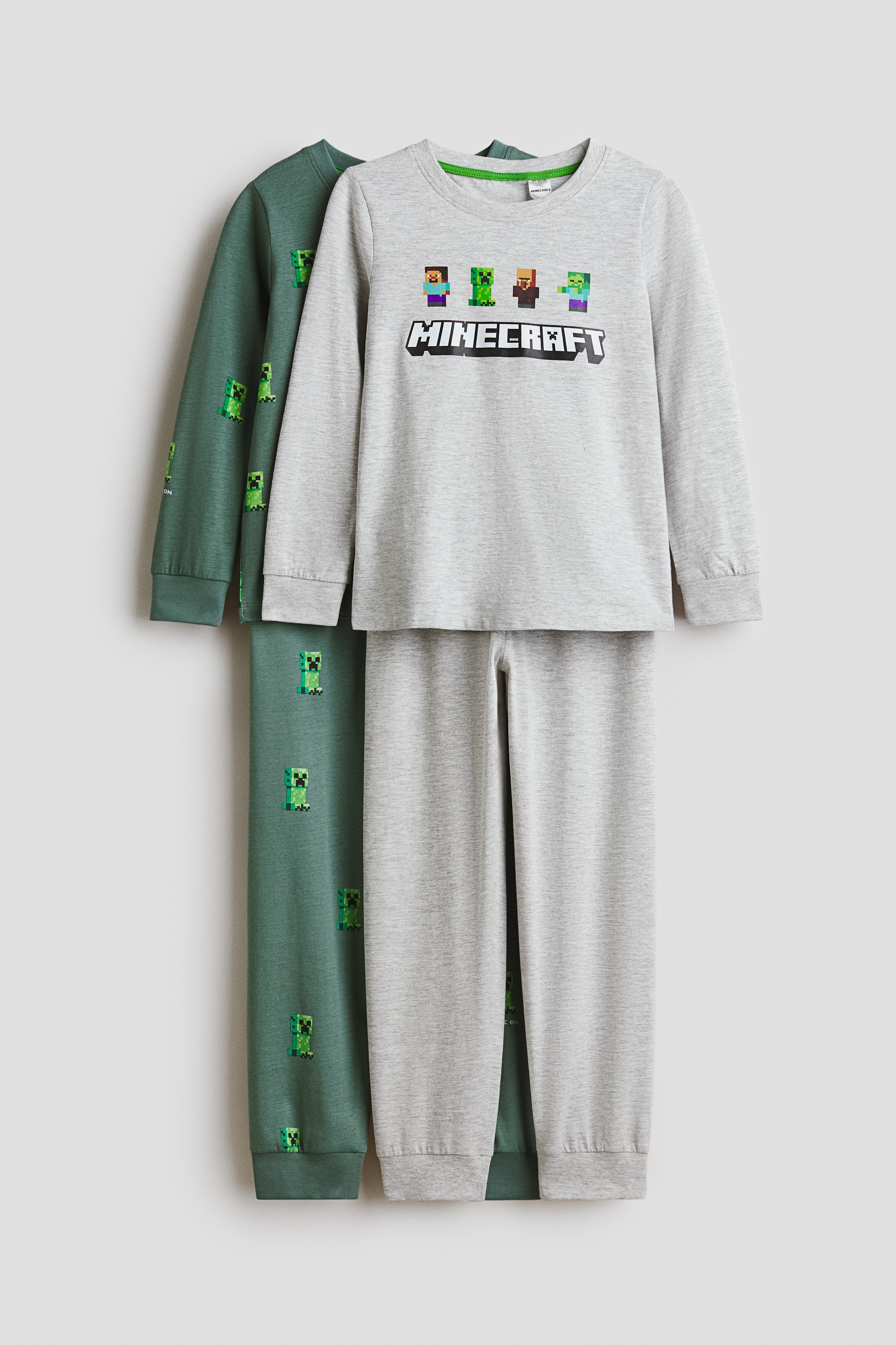 Pack de 2 pijamas estampados de algodónAuxiliar