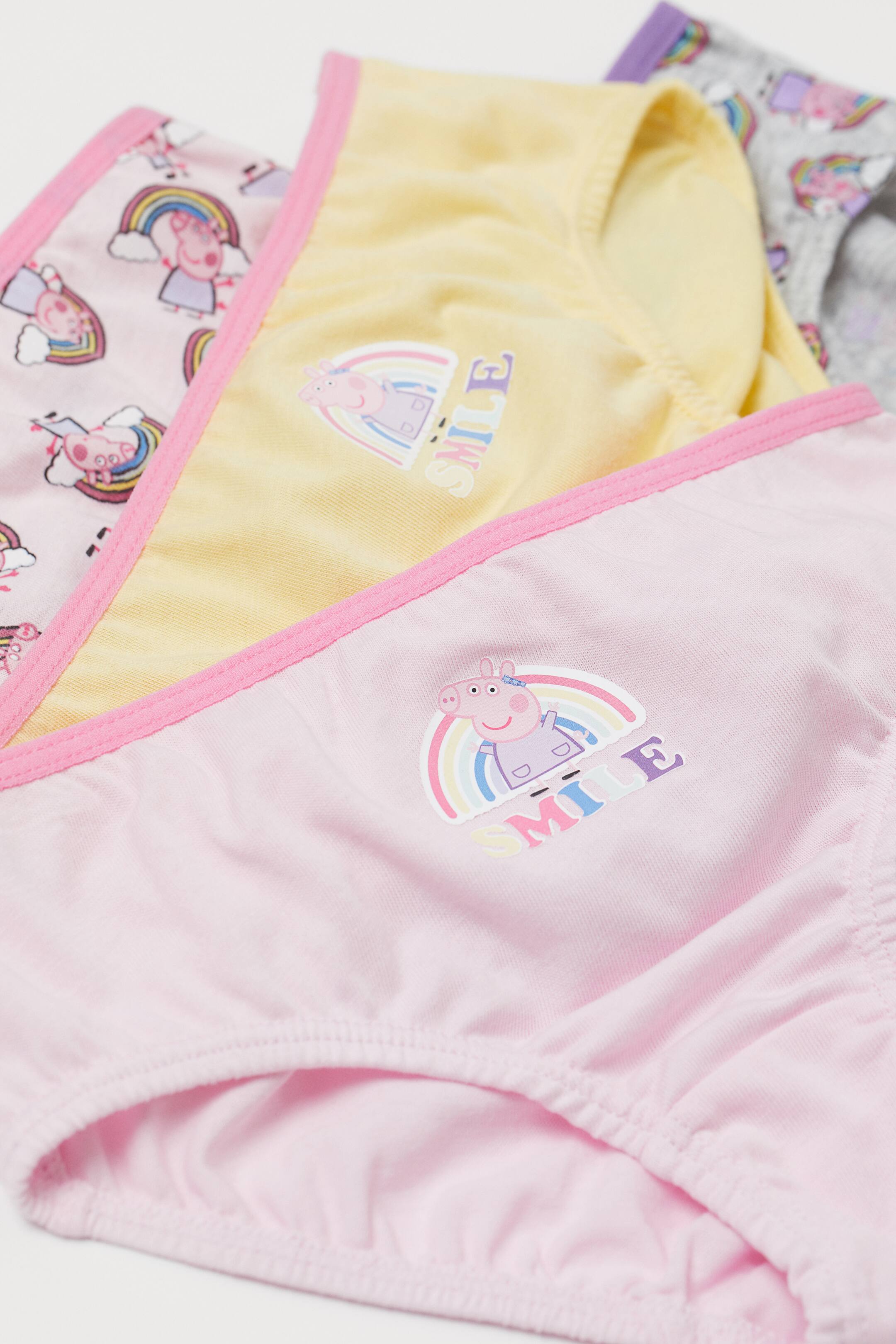 Prikaži veću sliku: Sedam pari pamučnih gaća - Light pink/Peppa Pig - Kids | H&M RS 2