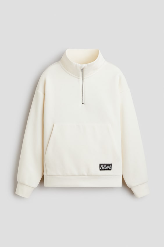 Детские худи H&M Half-Zip Sweatshirt