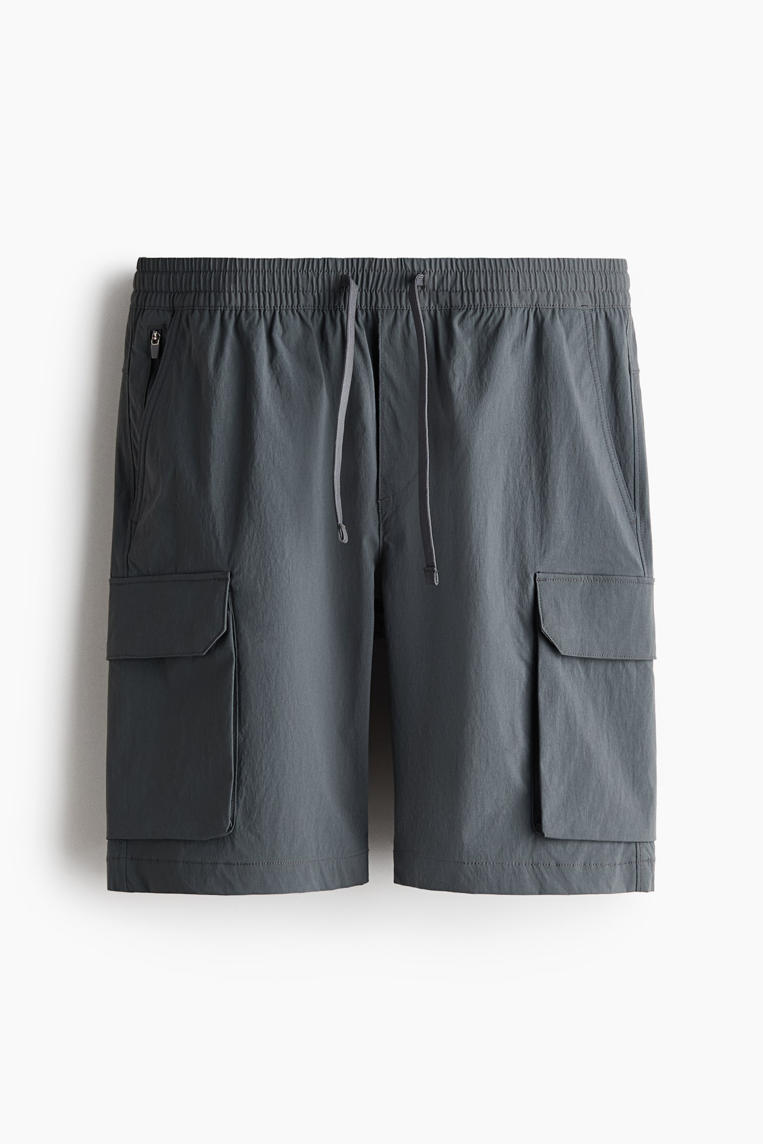 Shorts Cargo Regular Fit - Gris oscuro/Café/Negro/Beige claro - 1