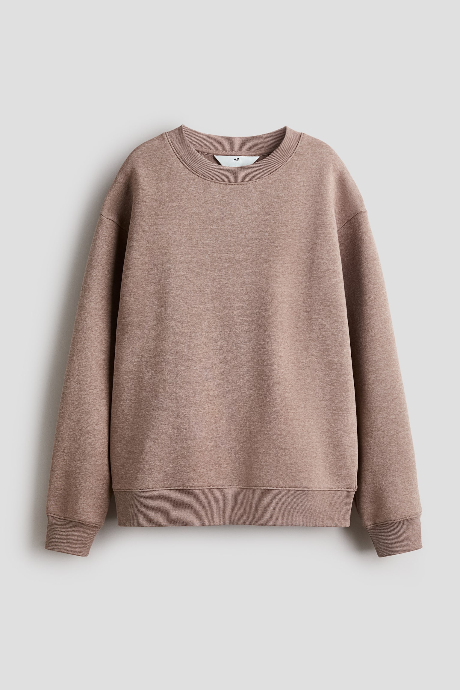 Sweatshirt - Dark beige marl/Beige/Black/Grey