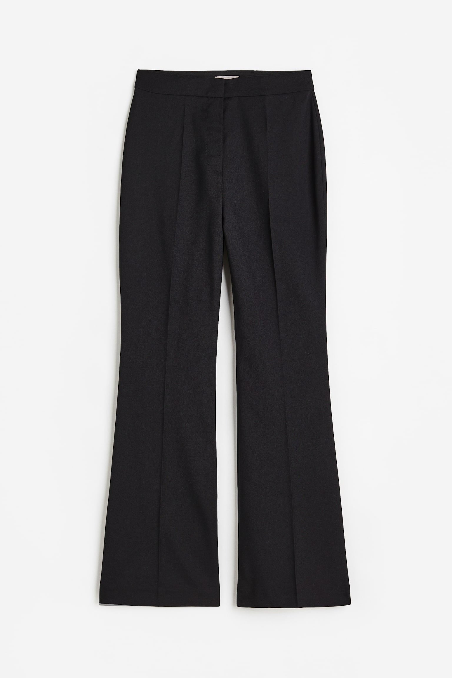 Flared Tailored Pants - Black/Beige/Cerise - 1