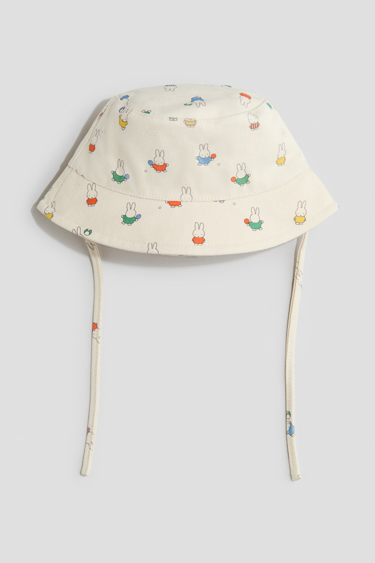 Chapeau en coton avec détail brodé - Beige clair/Miffy/Beige/Le Roi lion