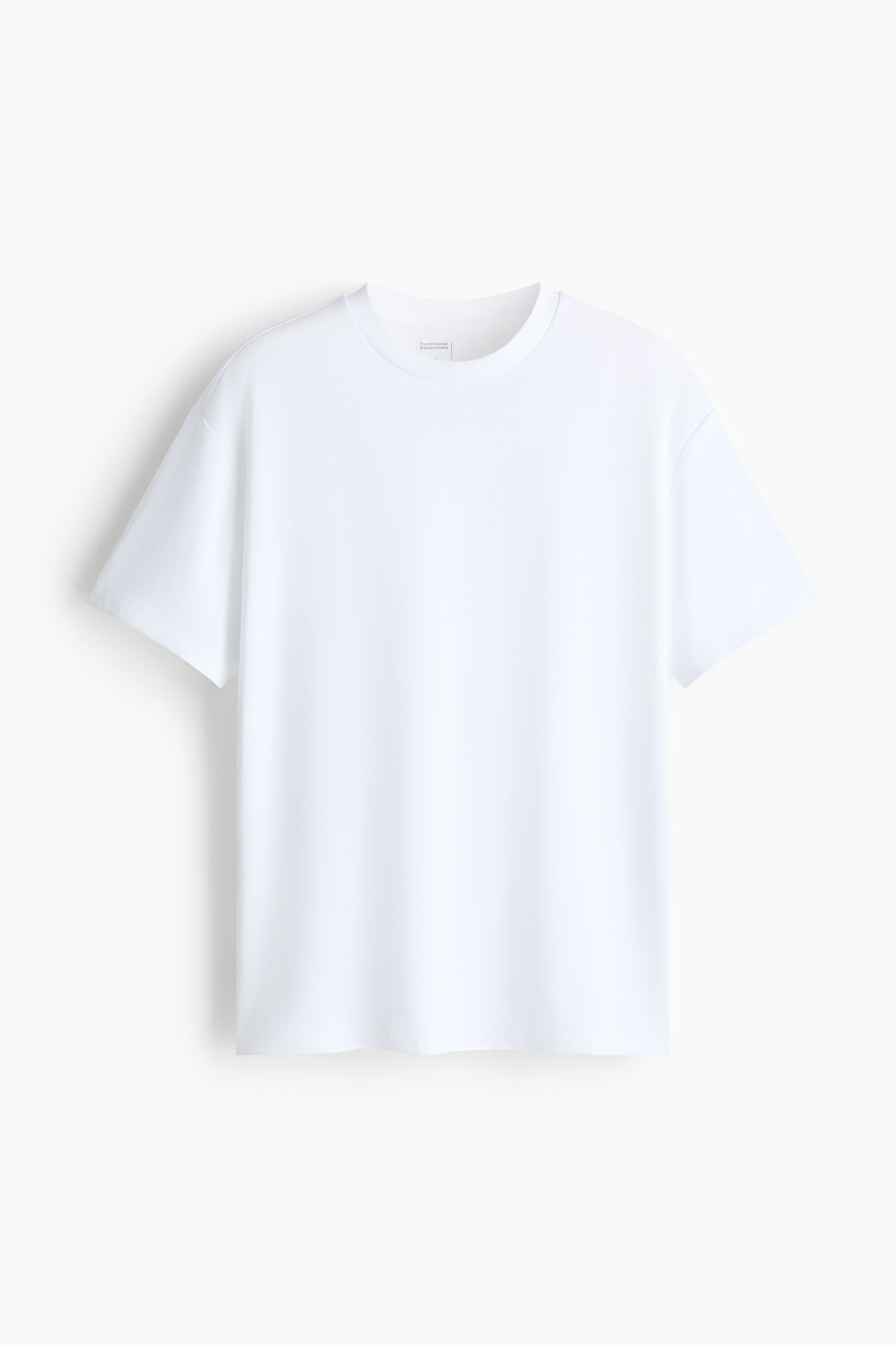 Cooling T-shirt Relaxed Fit - Hvid/Sort/Gråmeleret