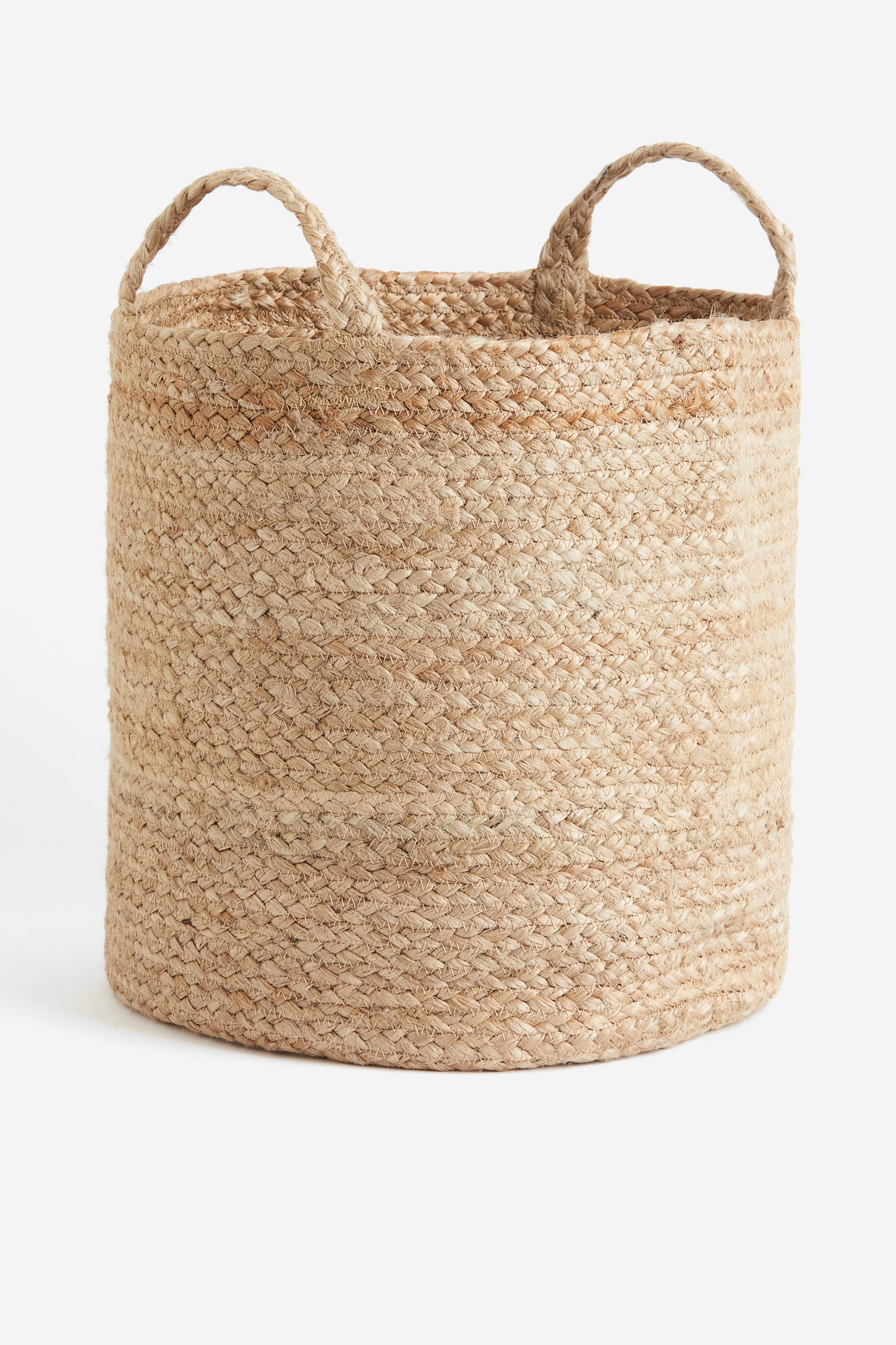 Large jute storage basket - Light beige - 1