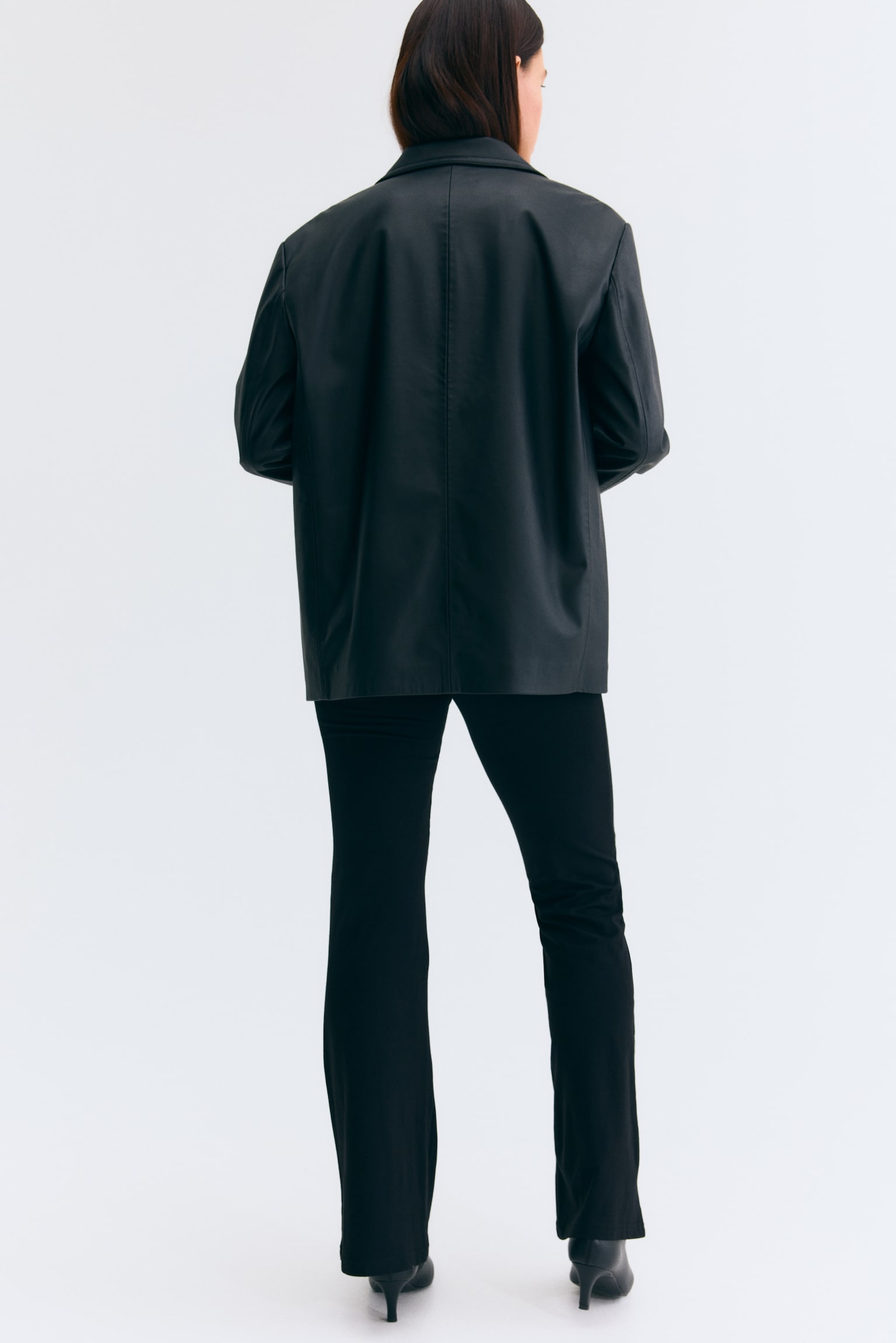 MAMA Pantalón acampanado Before & After - Negro/Marrón oscuro - 4