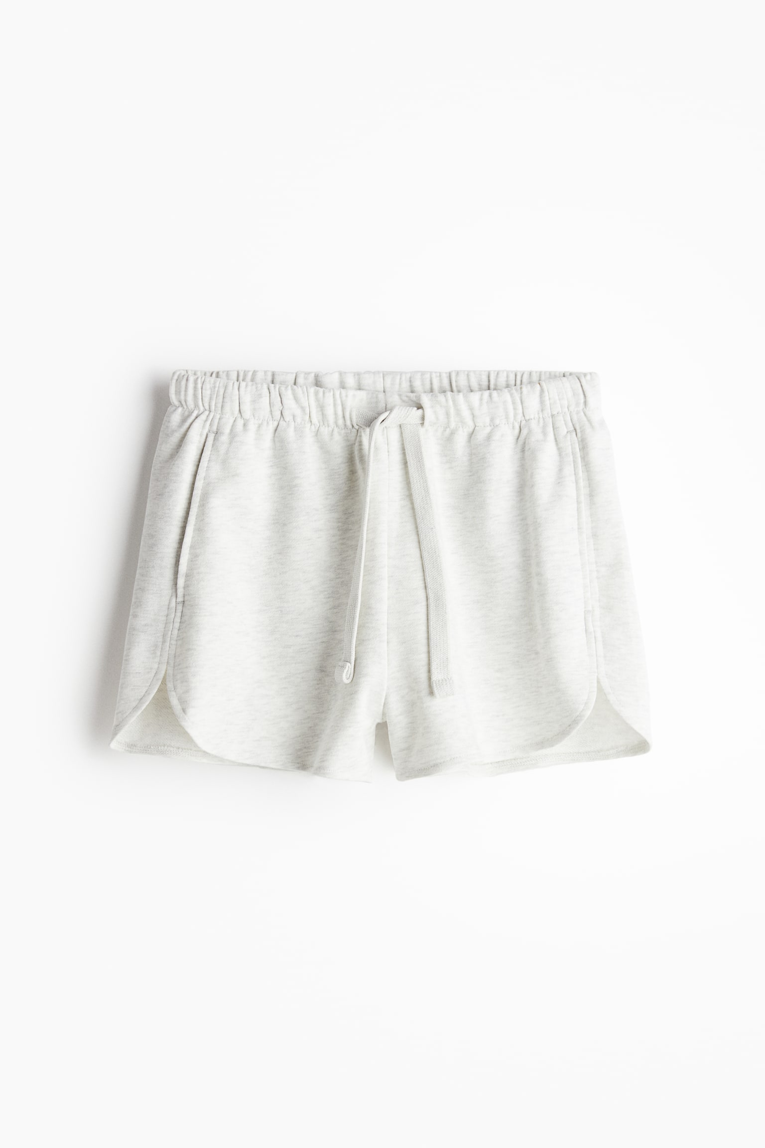 Sweatshirt shorts - Light grey marl/White/Black - 2