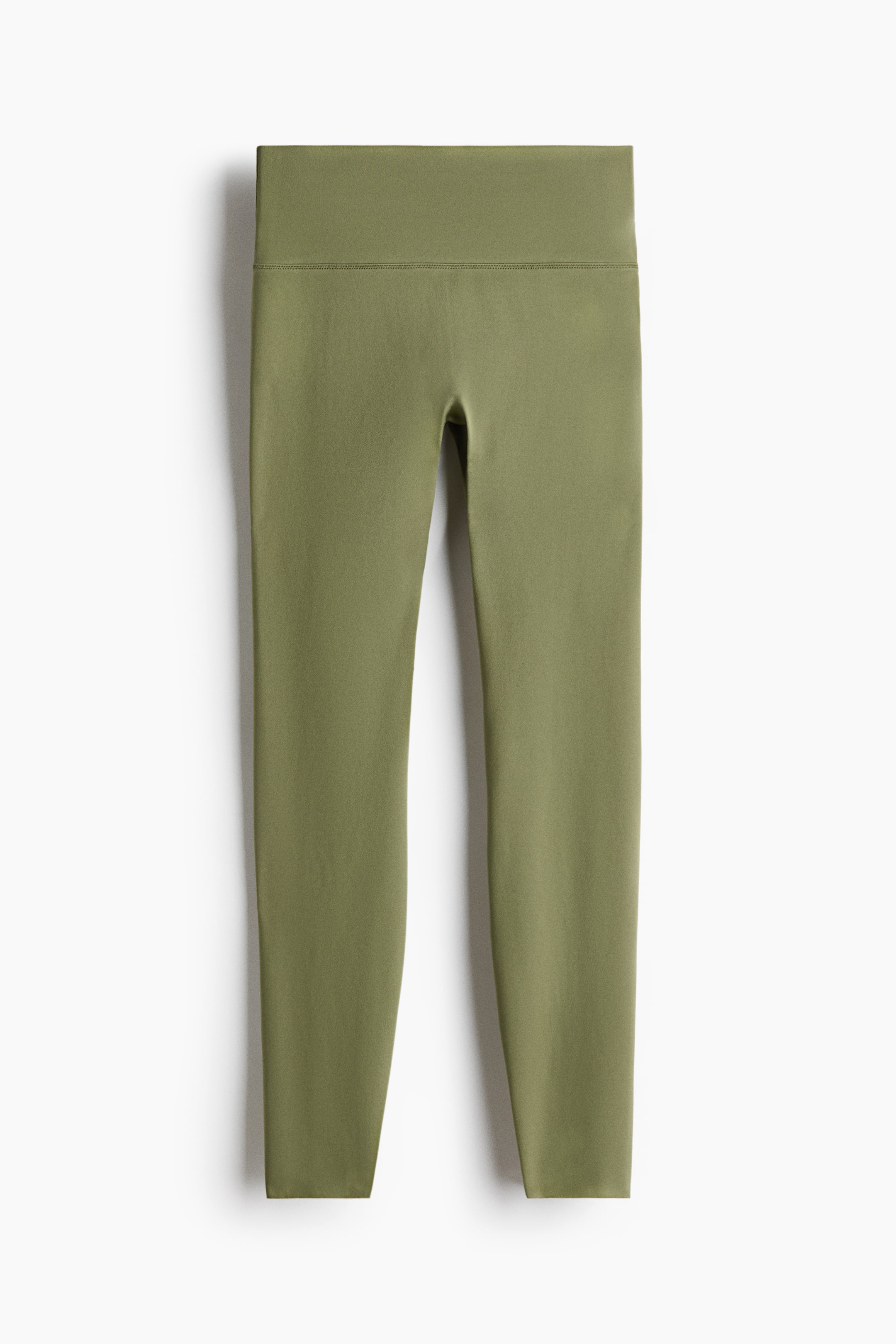 View larger image: Sports leggings with SoftMove™ - Olive green - Ladies | H&M 1