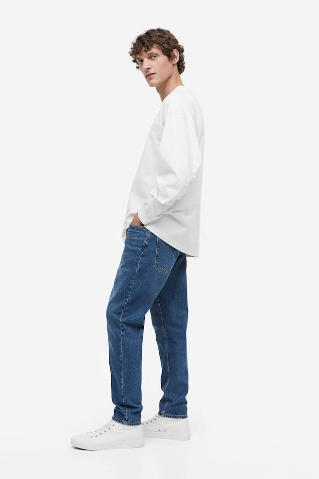 Regular Tapered Jeans - Denimblå/Lys denimblå/Sort/No fade black/Lys denimgrå/dc/dc - 5