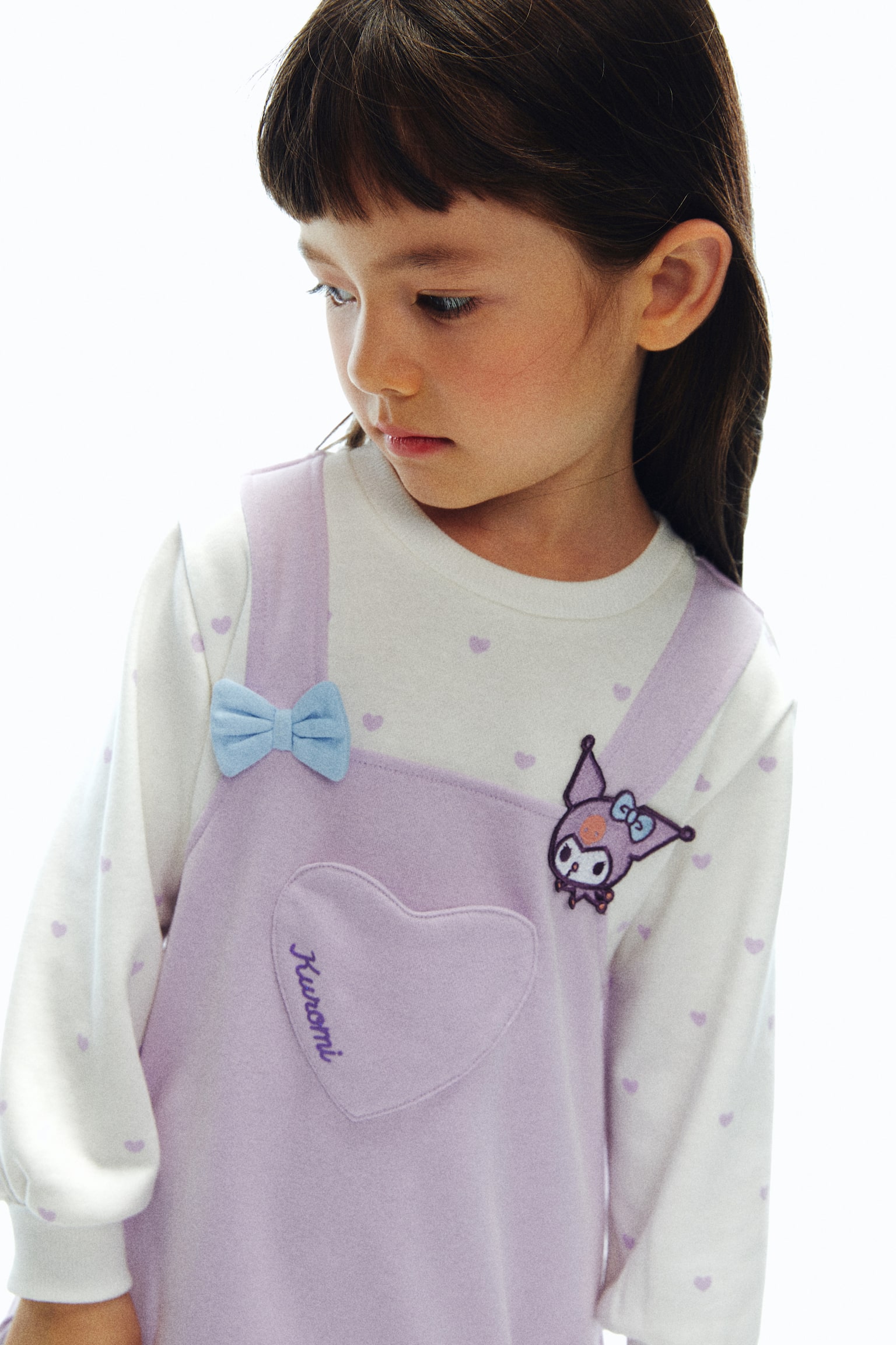 デザインスウェットワンピース - ライトパープル／クロミ/ライトブルー／シナモロール/ブラック／クロミ - 6