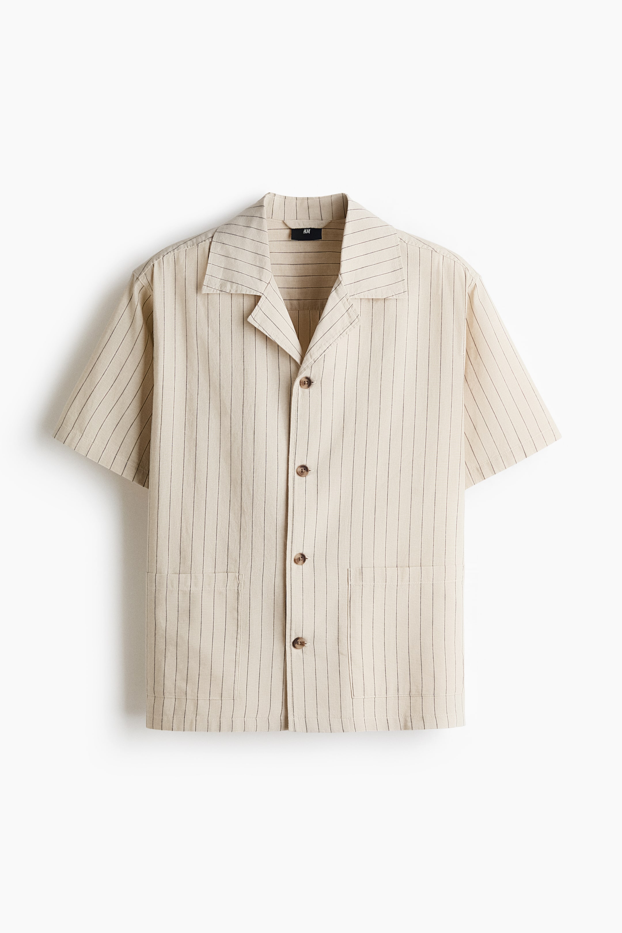 Ensemble chemise et short en lin mélangé
