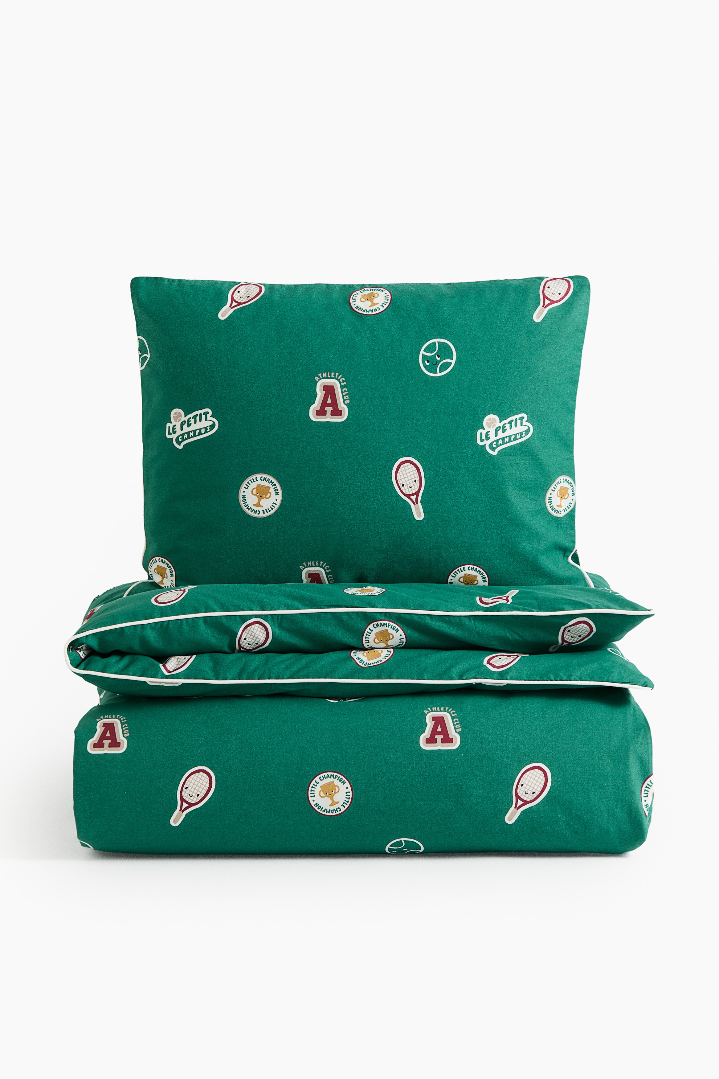Patterned duvet cover set