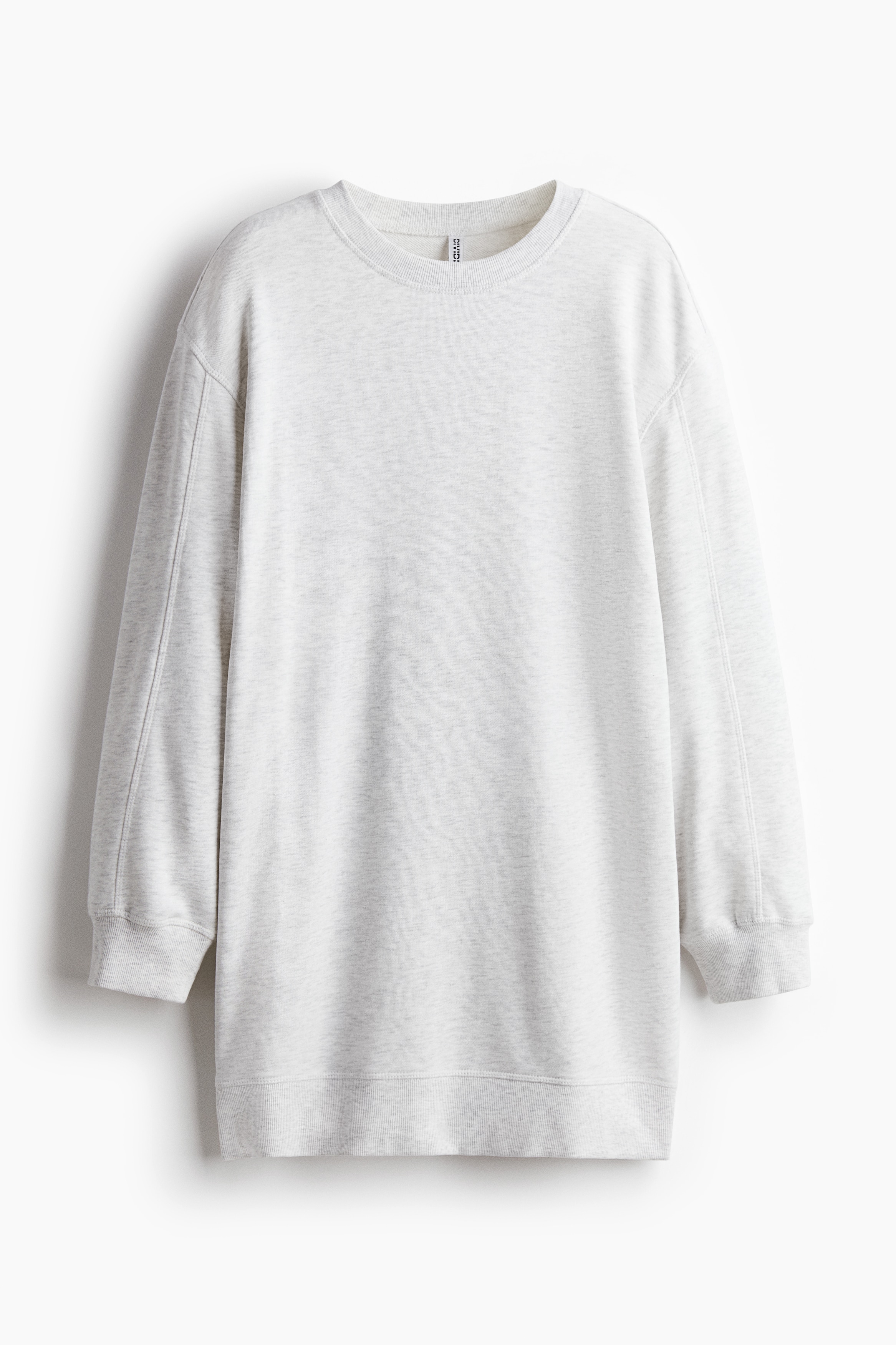 Sukienka dresowa - Jasnoszary melanż/Brązowy/Jasnoniebieski/Różowy/Granatowy/Czarny