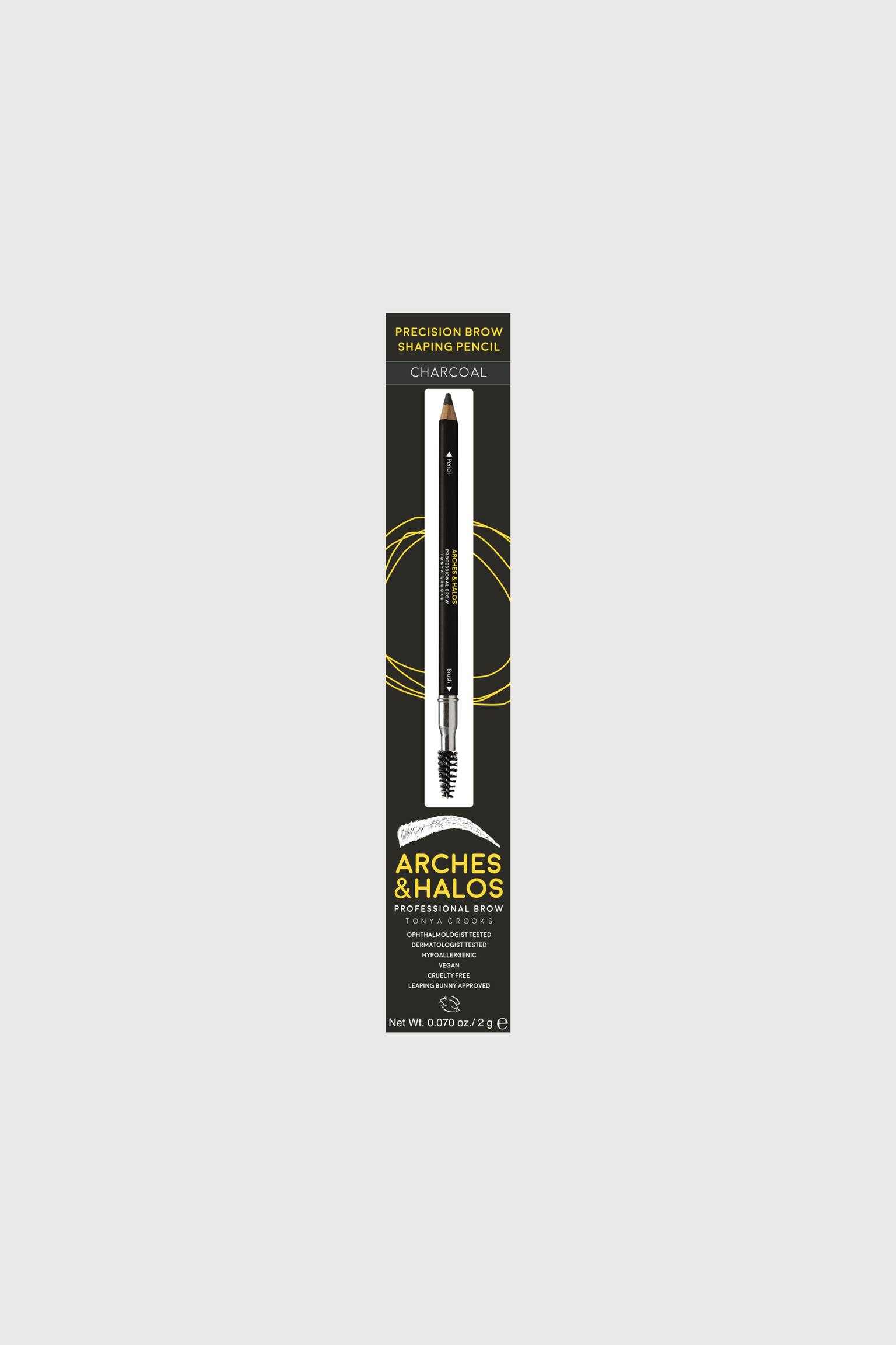 Brow Precision Shaping Pencil - Charcoal/Warm Brown/Charcoal