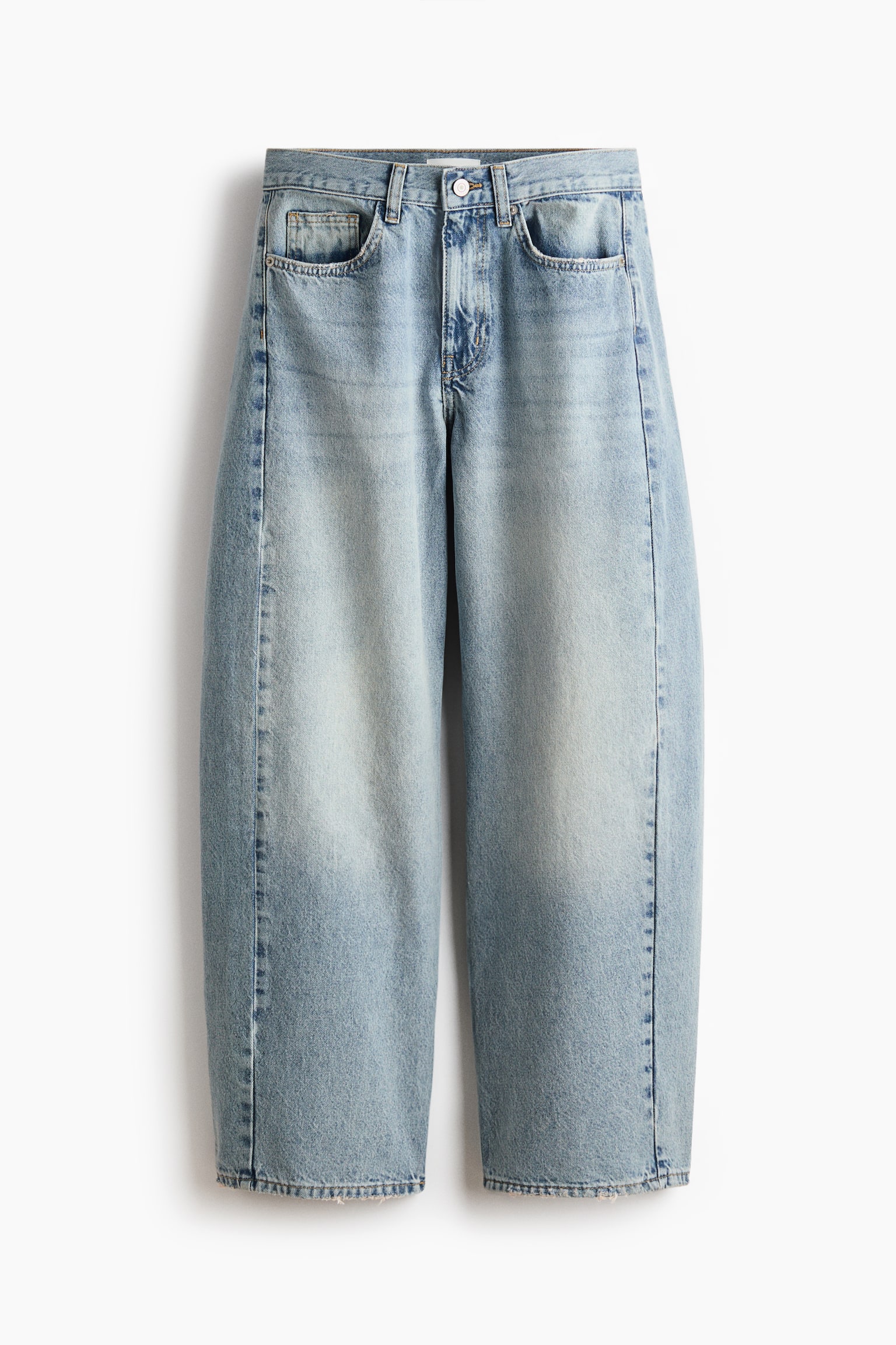 Barrel Regular Waist Jeans - Licht denimblauw/Licht denimblauw/Donker denimblauw/Bruin/Licht denimblauw - 1
