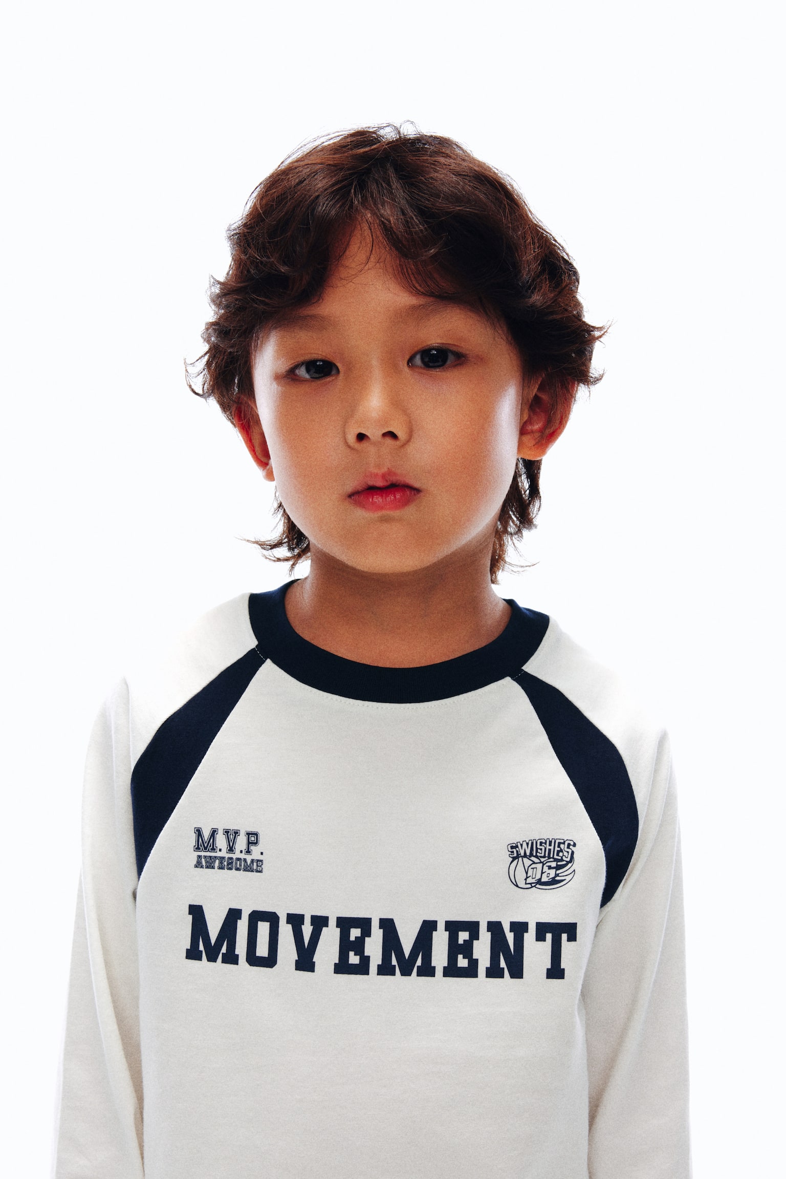 圖案長袖T恤 - 白色/Movement/淺藍色/Movement/海軍藍/Movement - 5