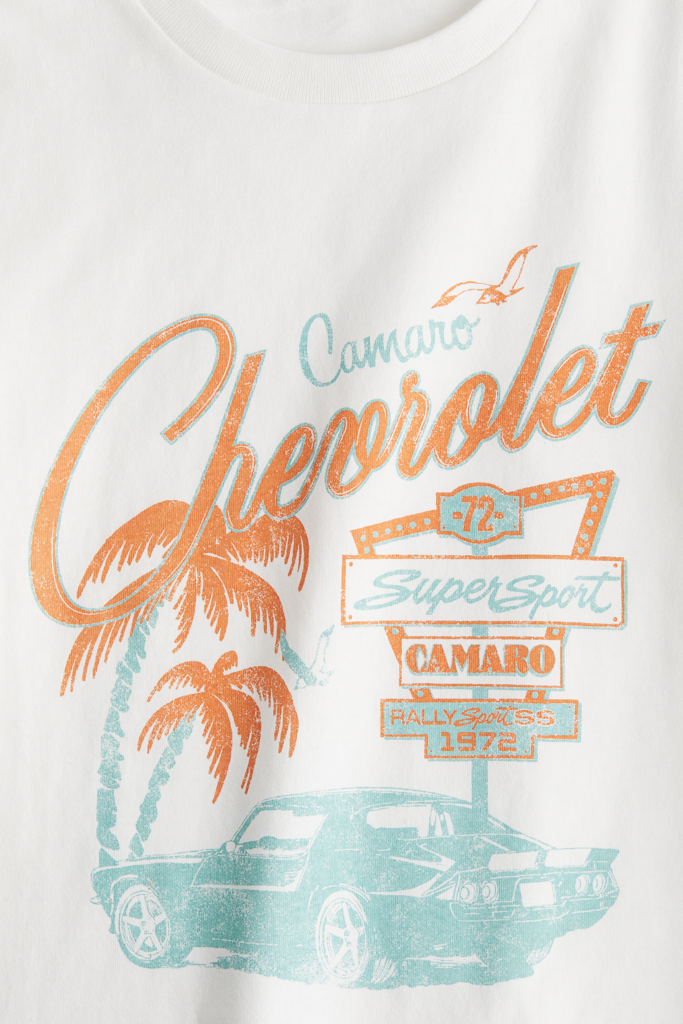 Printed cotton T-shirt