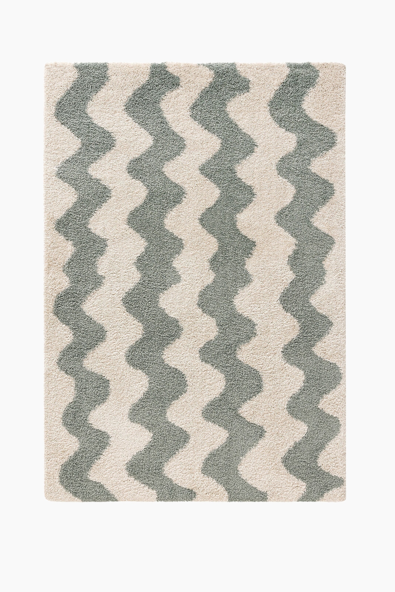 Shaggy Vloerkleed Louise - Groen
