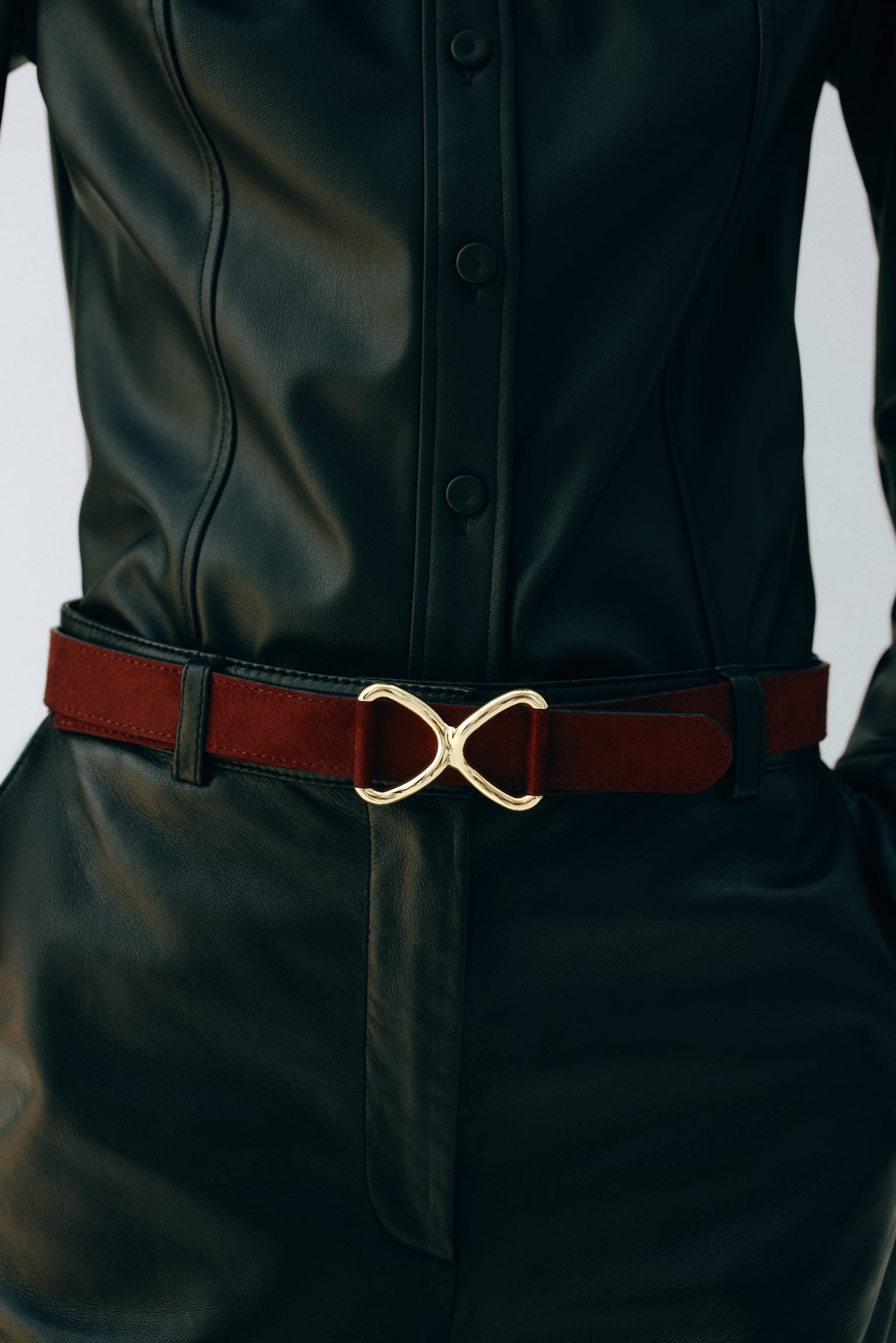 Belt - Burgundy/Black/Brown/Dark brown - 1