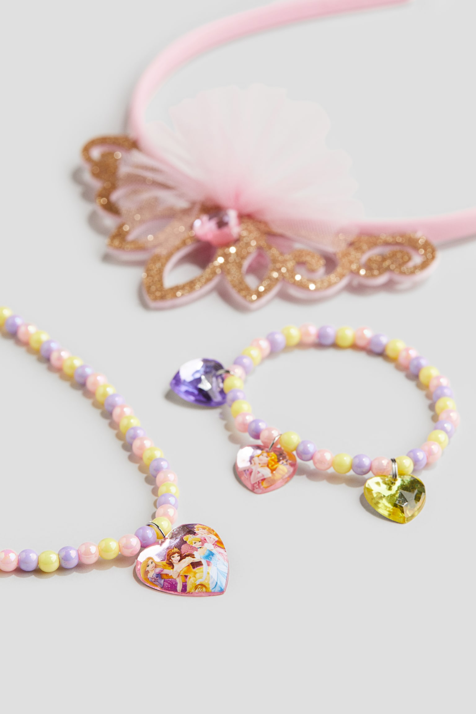 Jewellery set - Light pink/Disney Princesses - 2