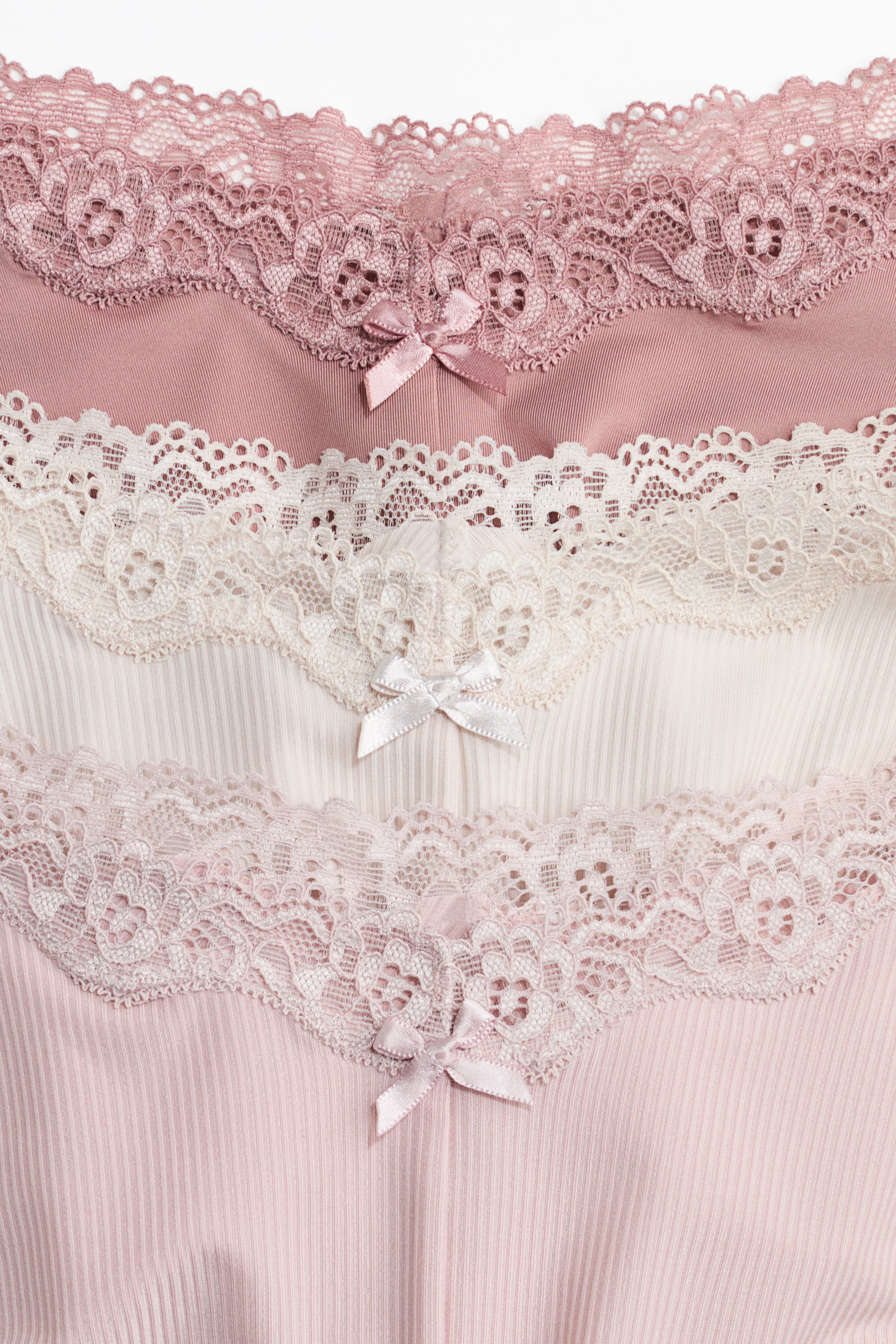 Büyük resmi görüntüle: 5'li Mikrofiber Hipster Külot - Açık pembe/Beyaz - KADIN | H&M TR 3