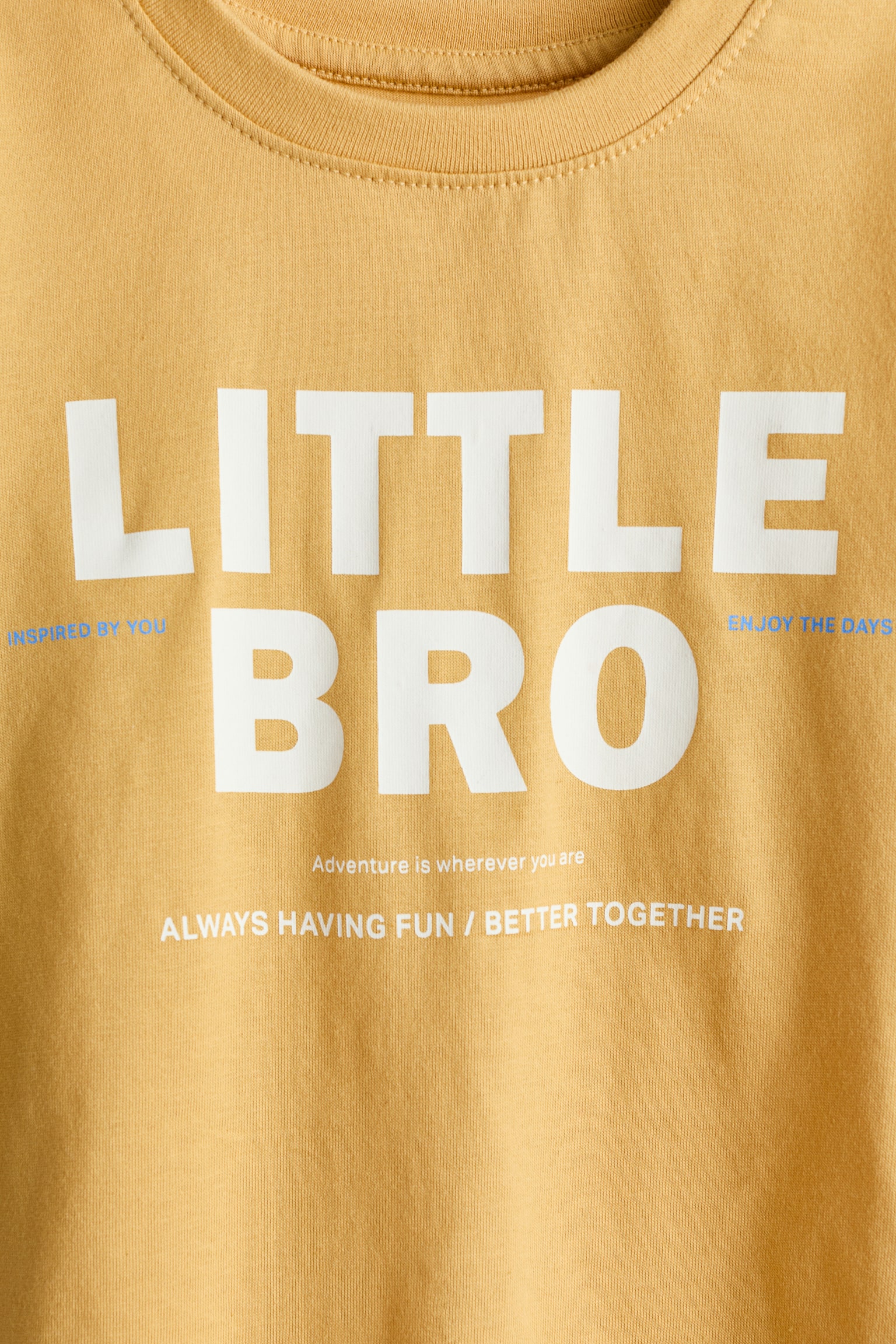 Printed T-shirt - Yellow/Little bro/Cream/Big bro/Green/Basketball/Dark grey/Pacific/Light blue/Car - 2