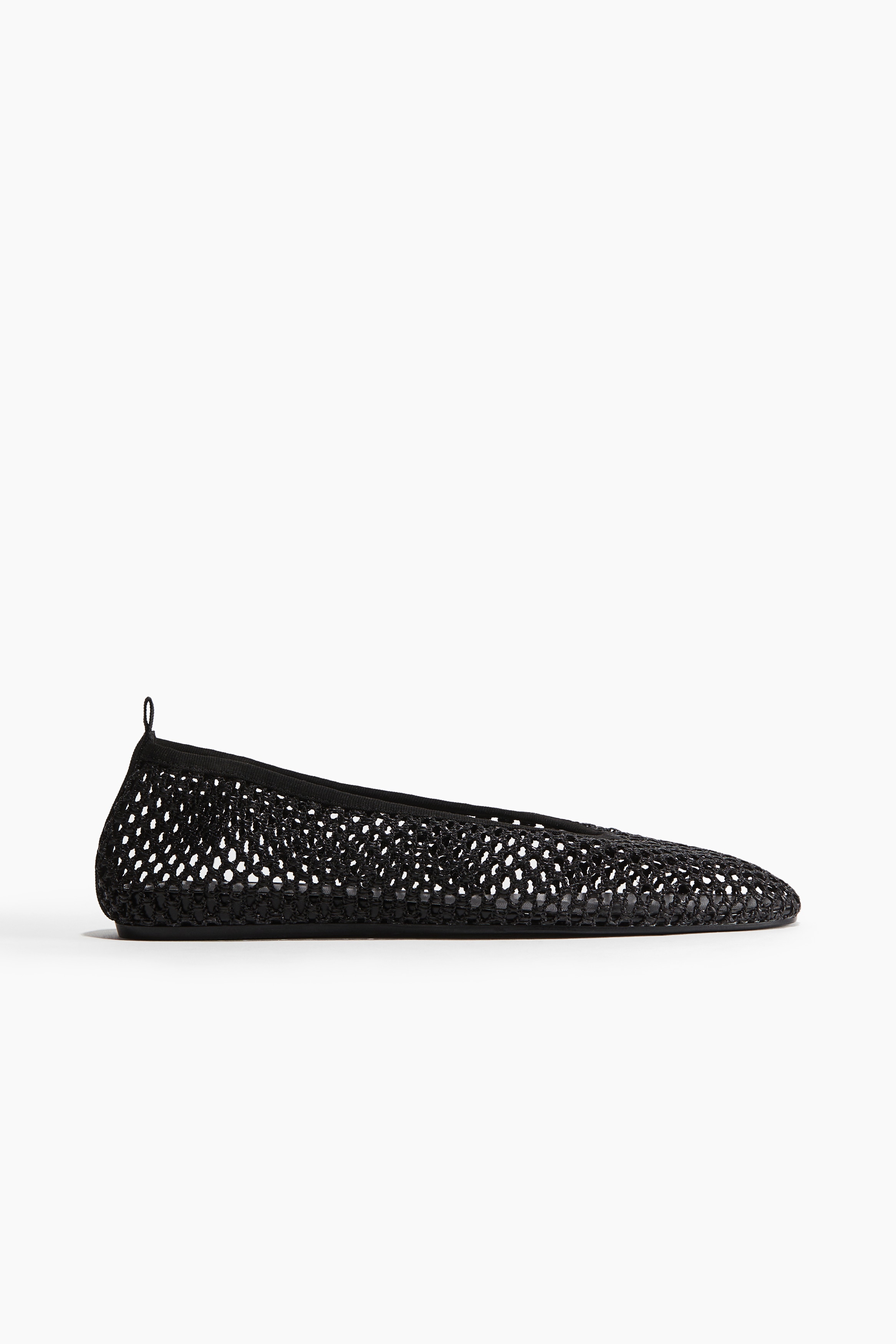 Braided ballet pumps - Black