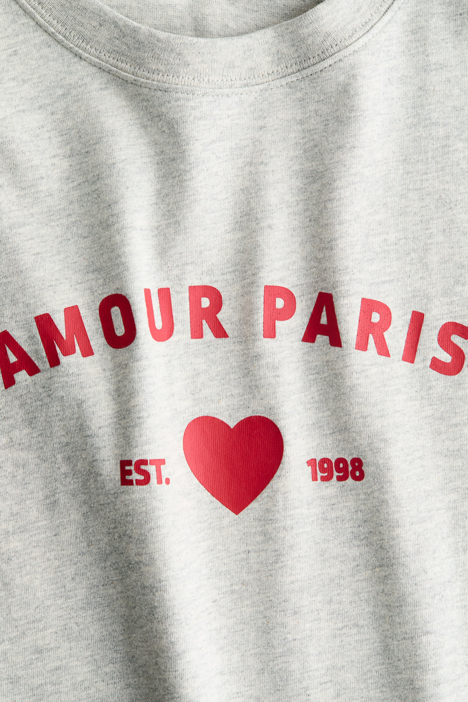 Printed T-shirt - Light grey marl/Amour/Navy blue/Italian Riviera/Cream/Rome/Red/Athletic/White/Flower - 3