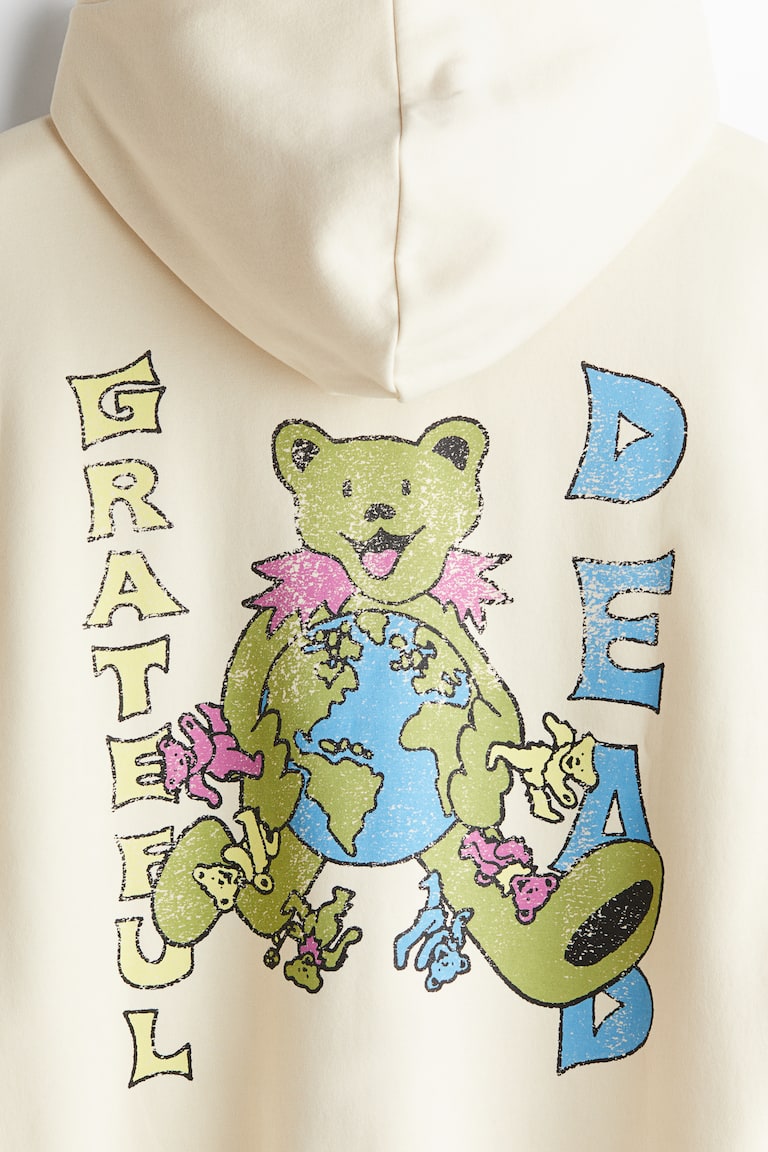 Oversized Fit Printed hoodie