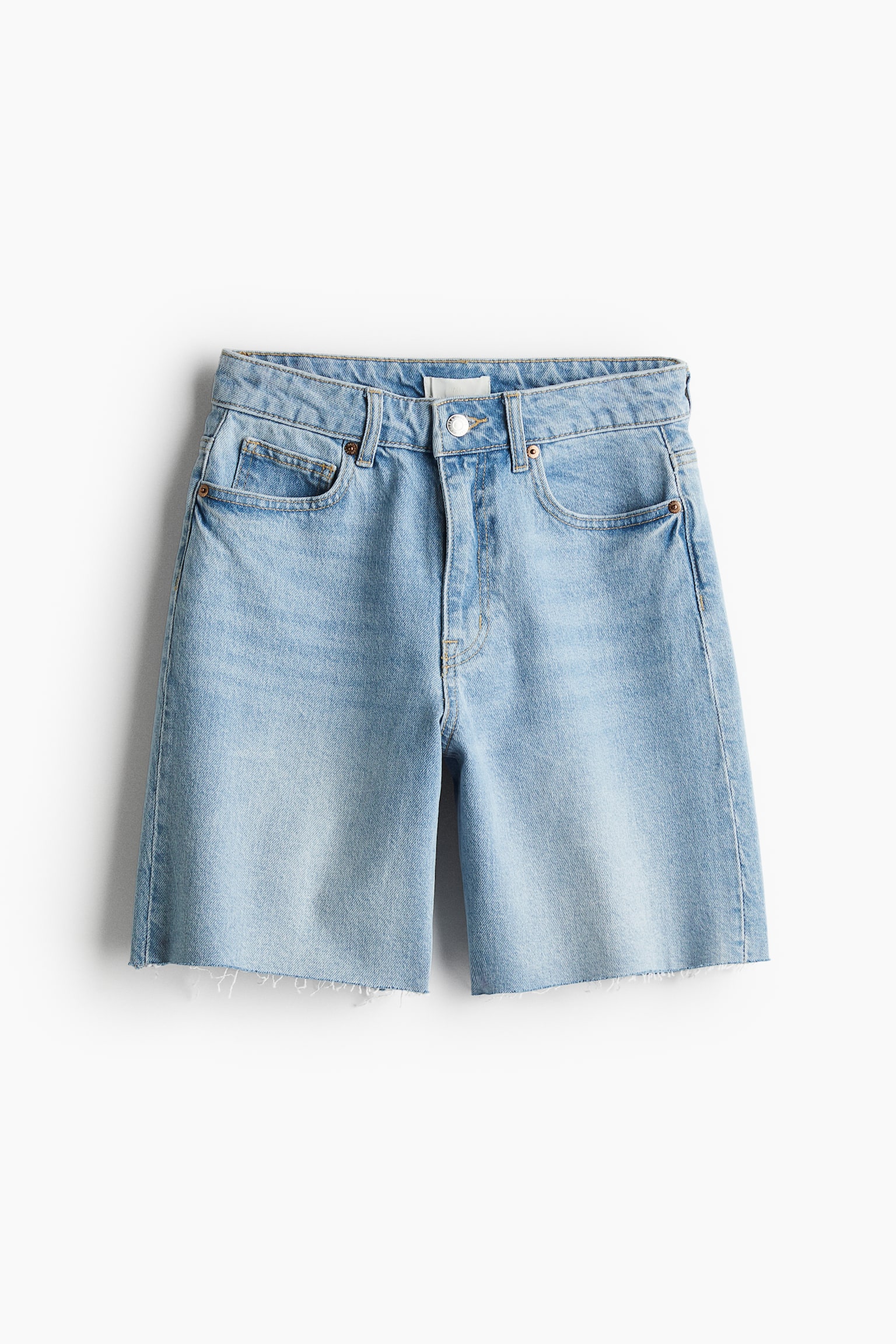 Denim Bermuda Shorts - Light denim blue/Denim blue/Denim blue - 2