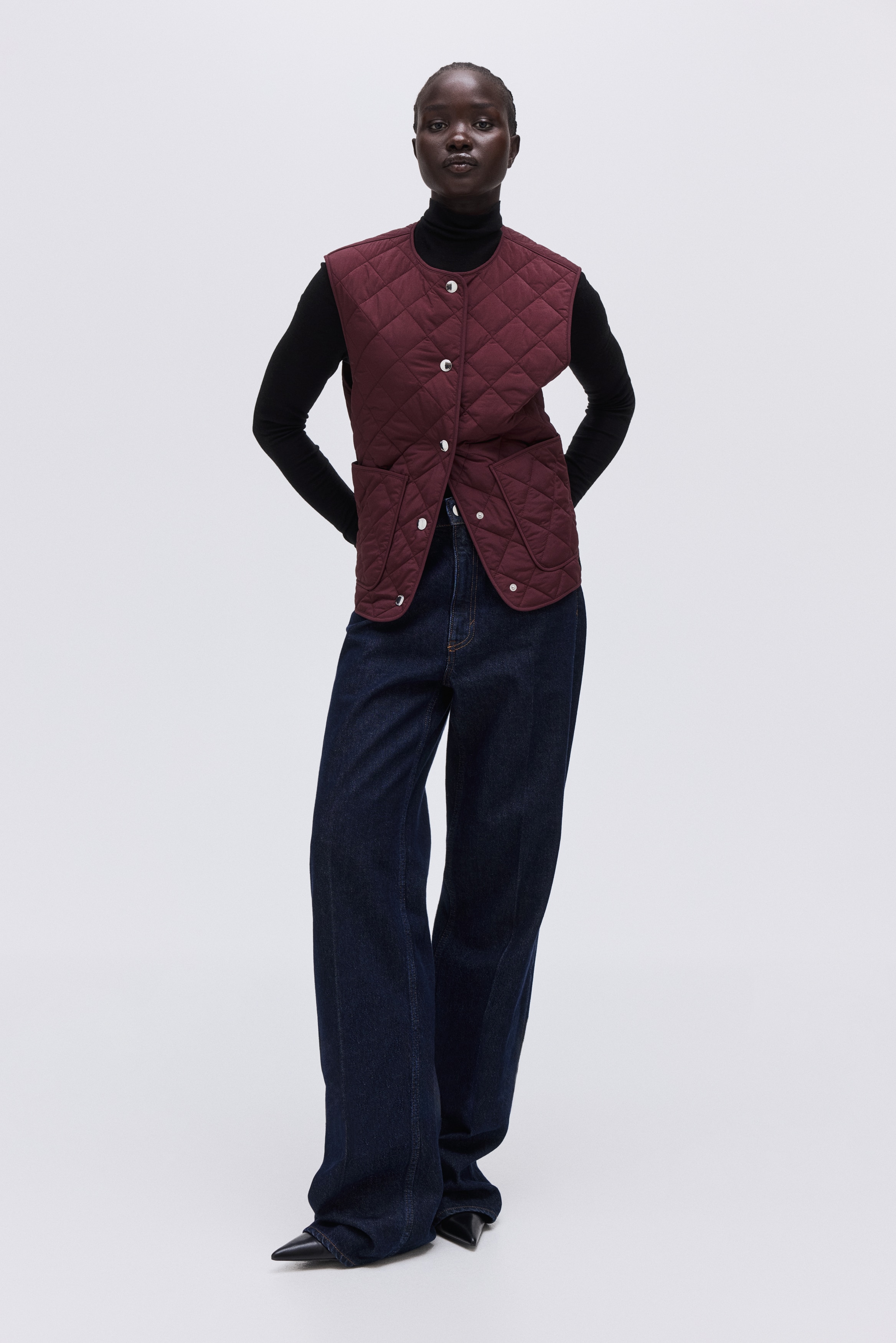 machatt キルティングベスト（ブラック） machatt キルティングベスト（ブラック）マチャット 63