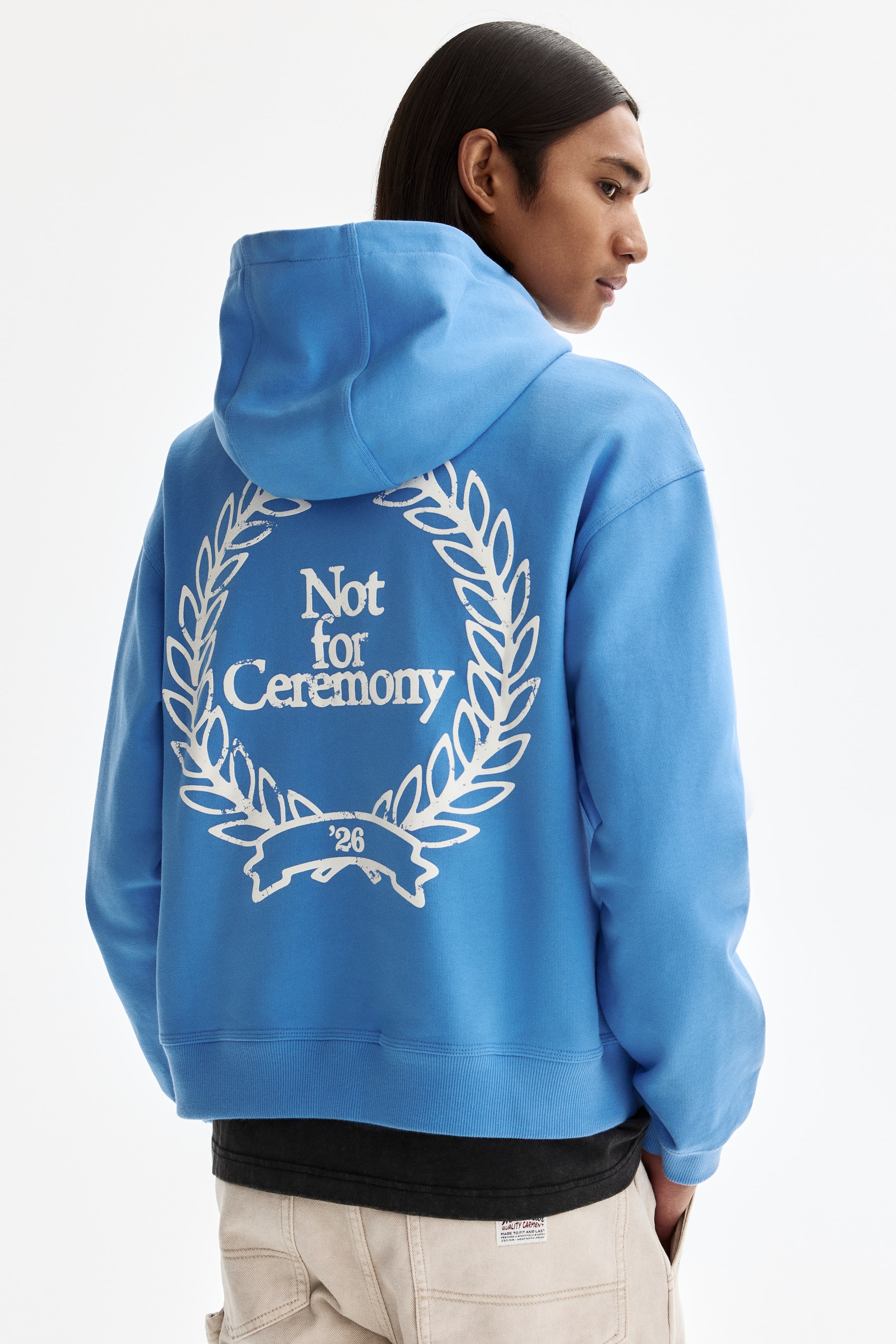 Loose-Fit Hoodie with Motif