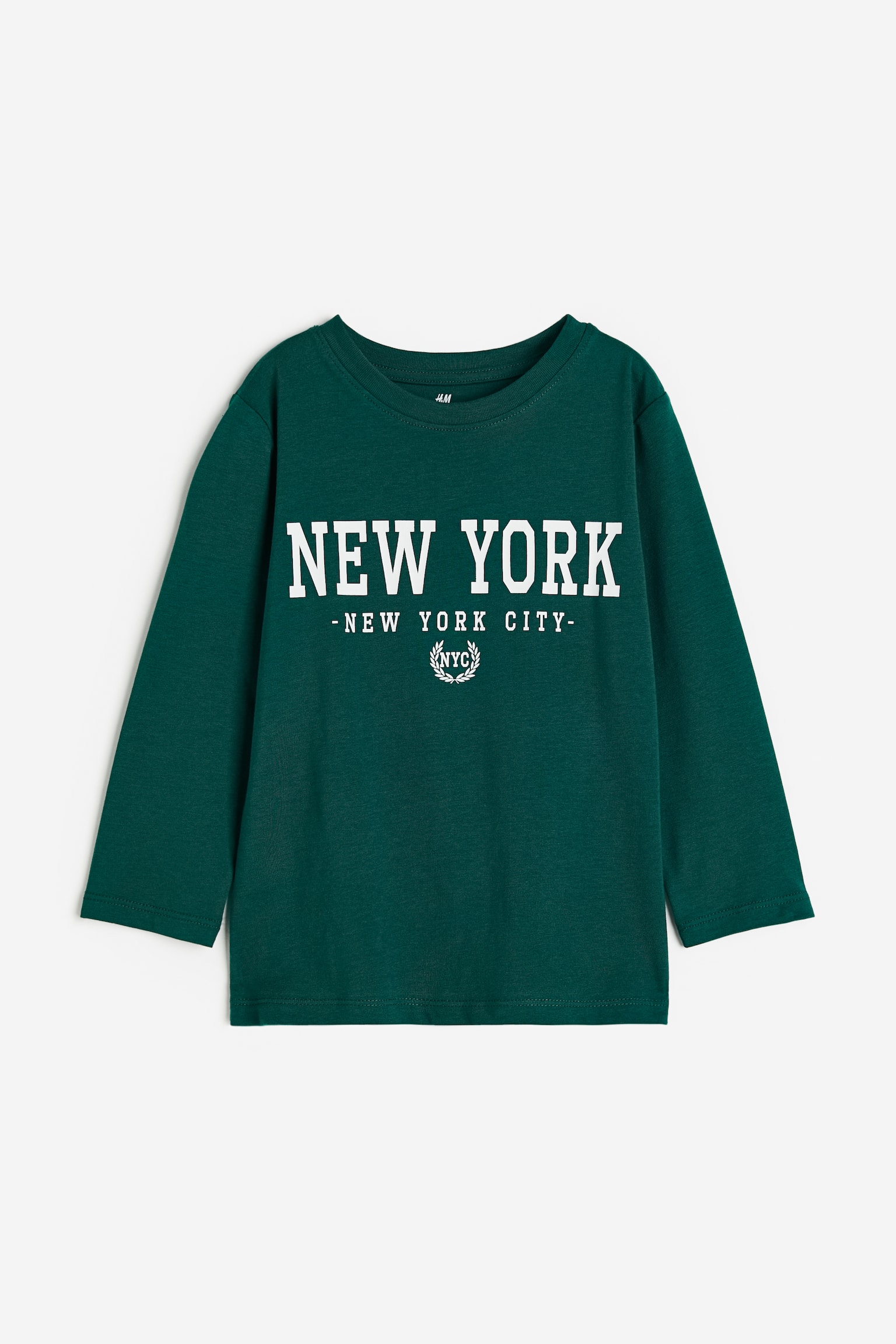 Long Sleeve Tee - Dark green/New York - 1