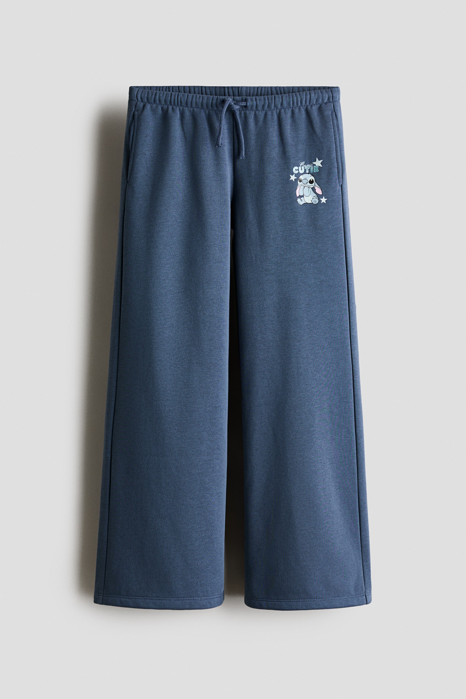 Print-motif joggers - Dark dusty blue/Lilo & Stitch/Dark purple/Pochacco