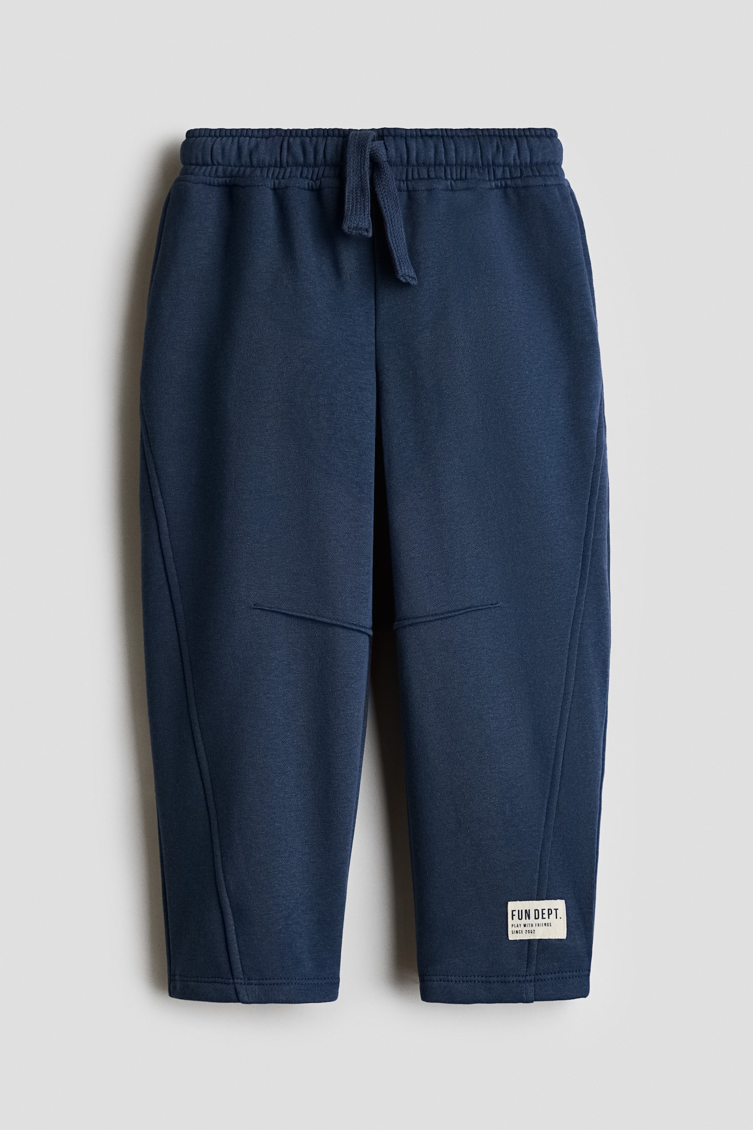 Barrel-leg joggers - Dark blue/Light mole