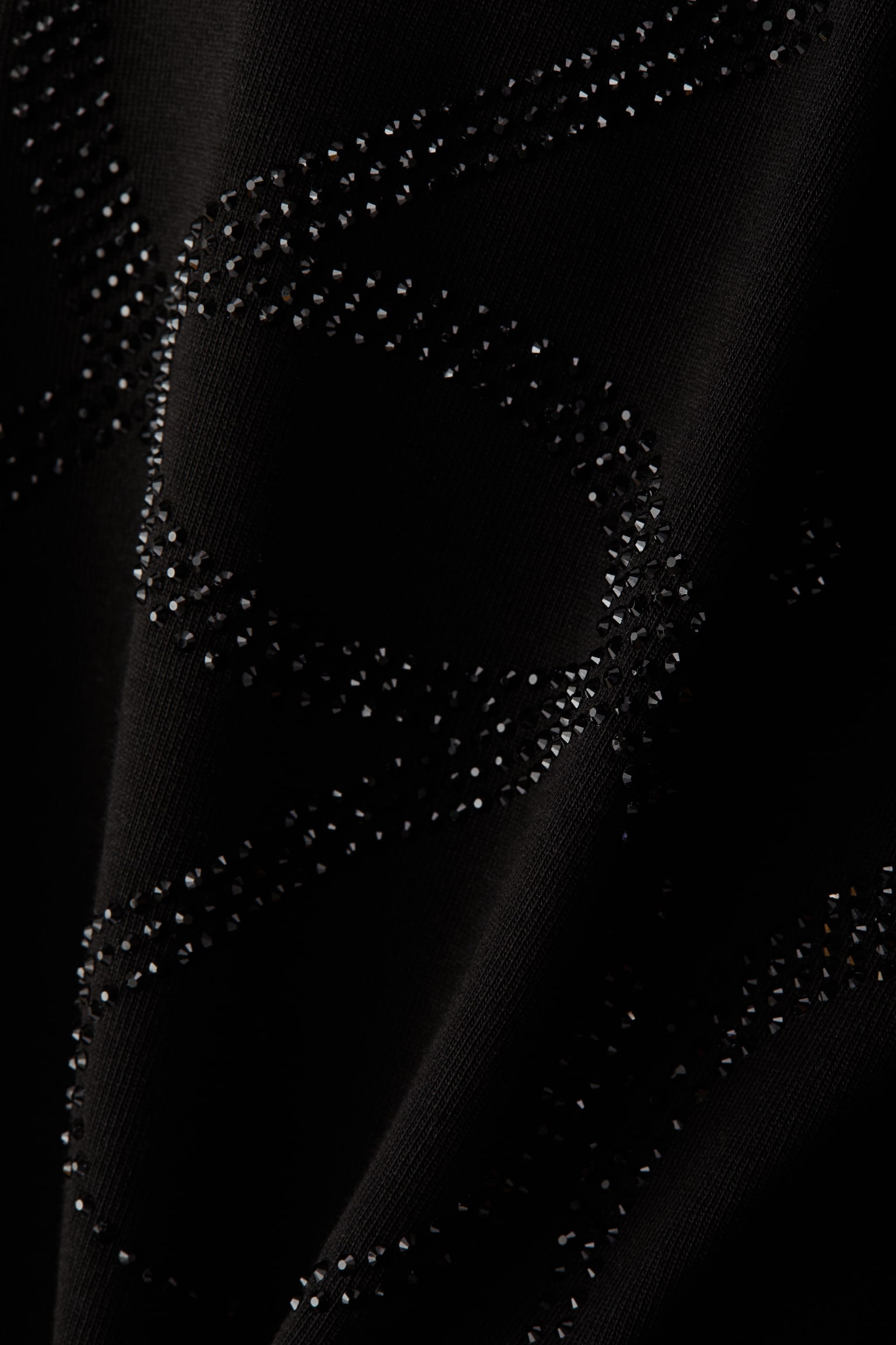 Женская футболка H&M Embellished, цвет: Чёрный — фото 4