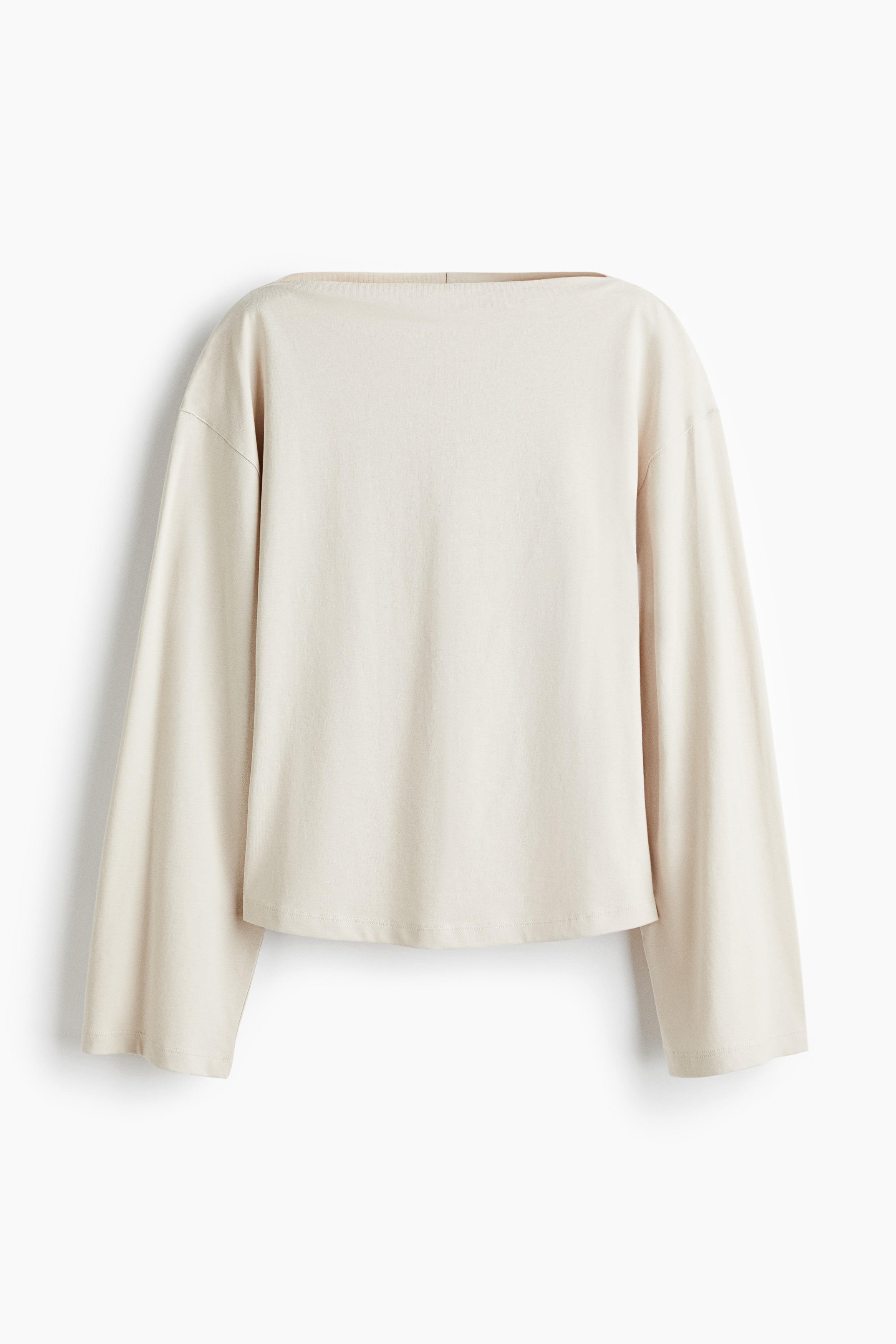 Båtringad bomullstopp - Ljusbeige/Mörkbrun