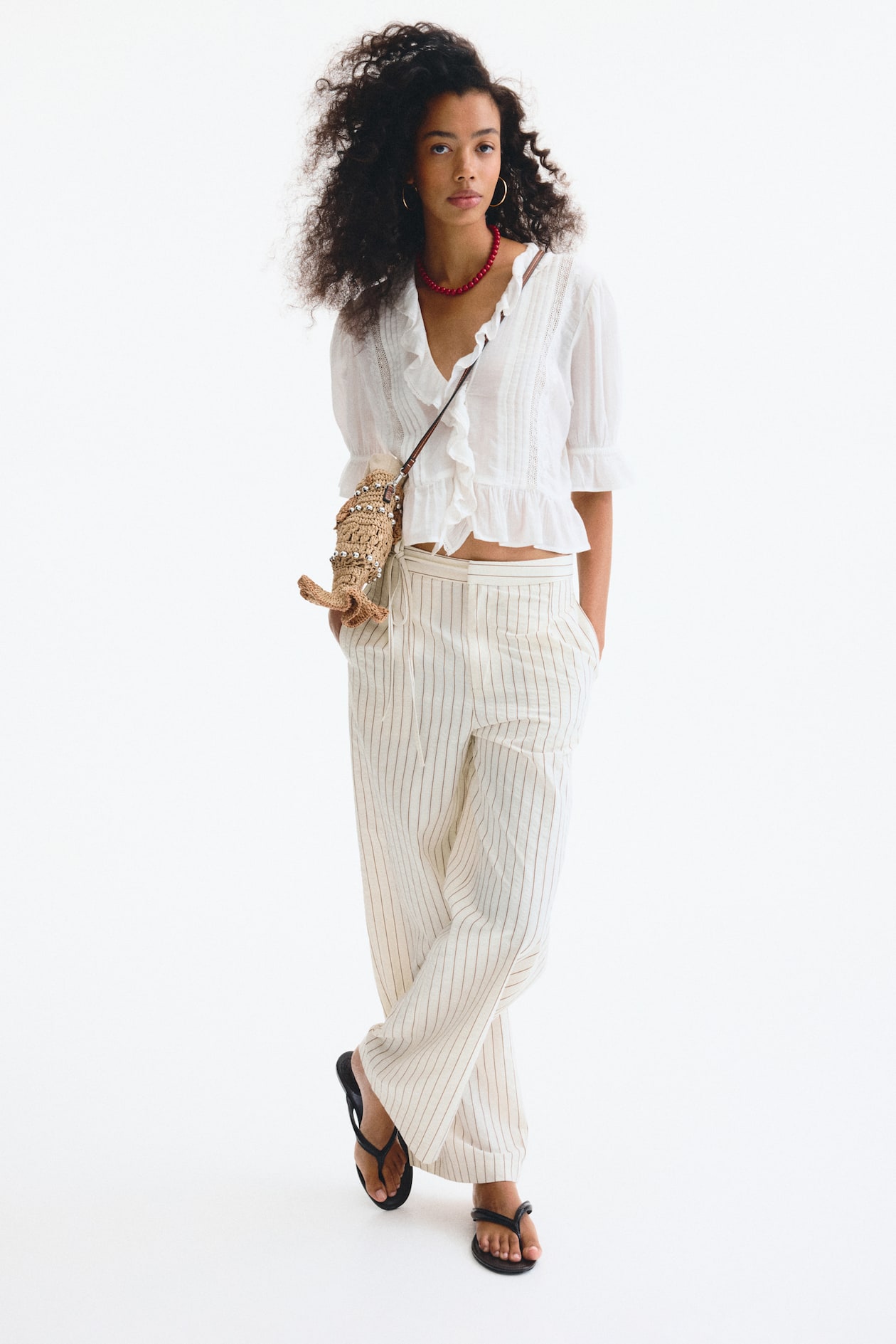 Tie-Detail Pants
