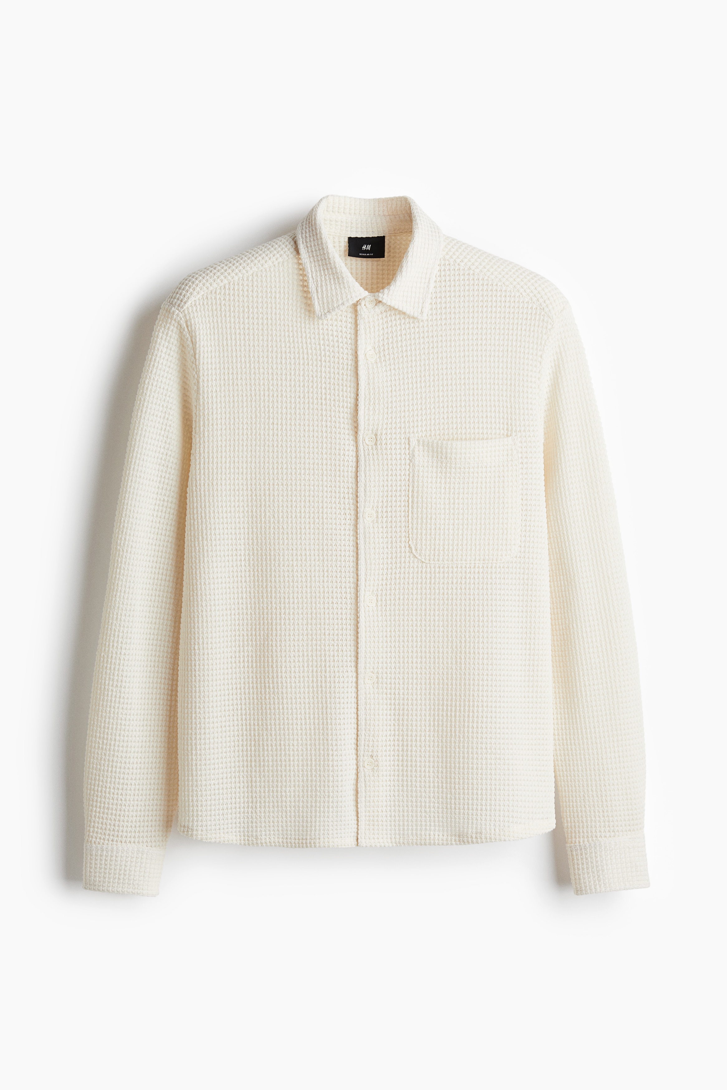 Regular Fit Waffled Shirt from H&M - $44.99