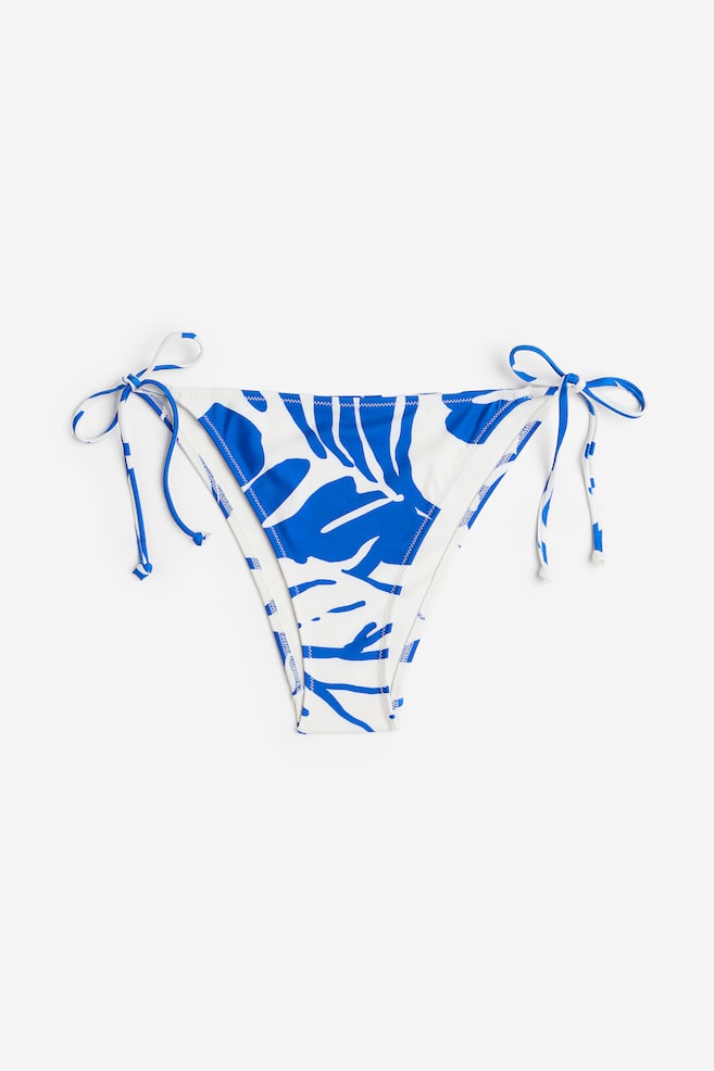 Slip bikini con laccetti - Blu acceso/bianco fiori/Nero/Viola/Arancione/dc/dc/dc - 2