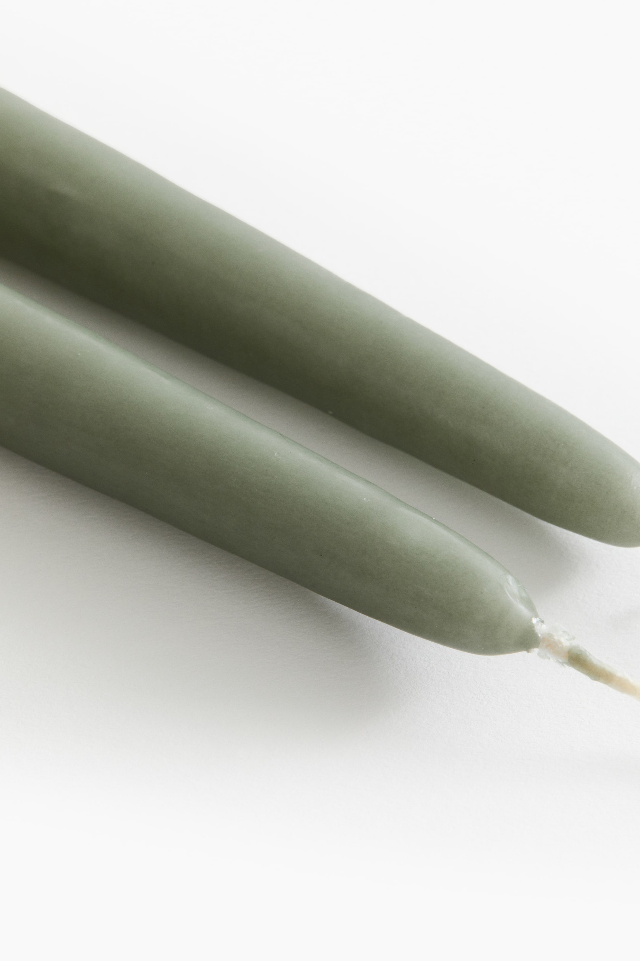 2-pack tapered candles - Green - Home All | H&M GB 2