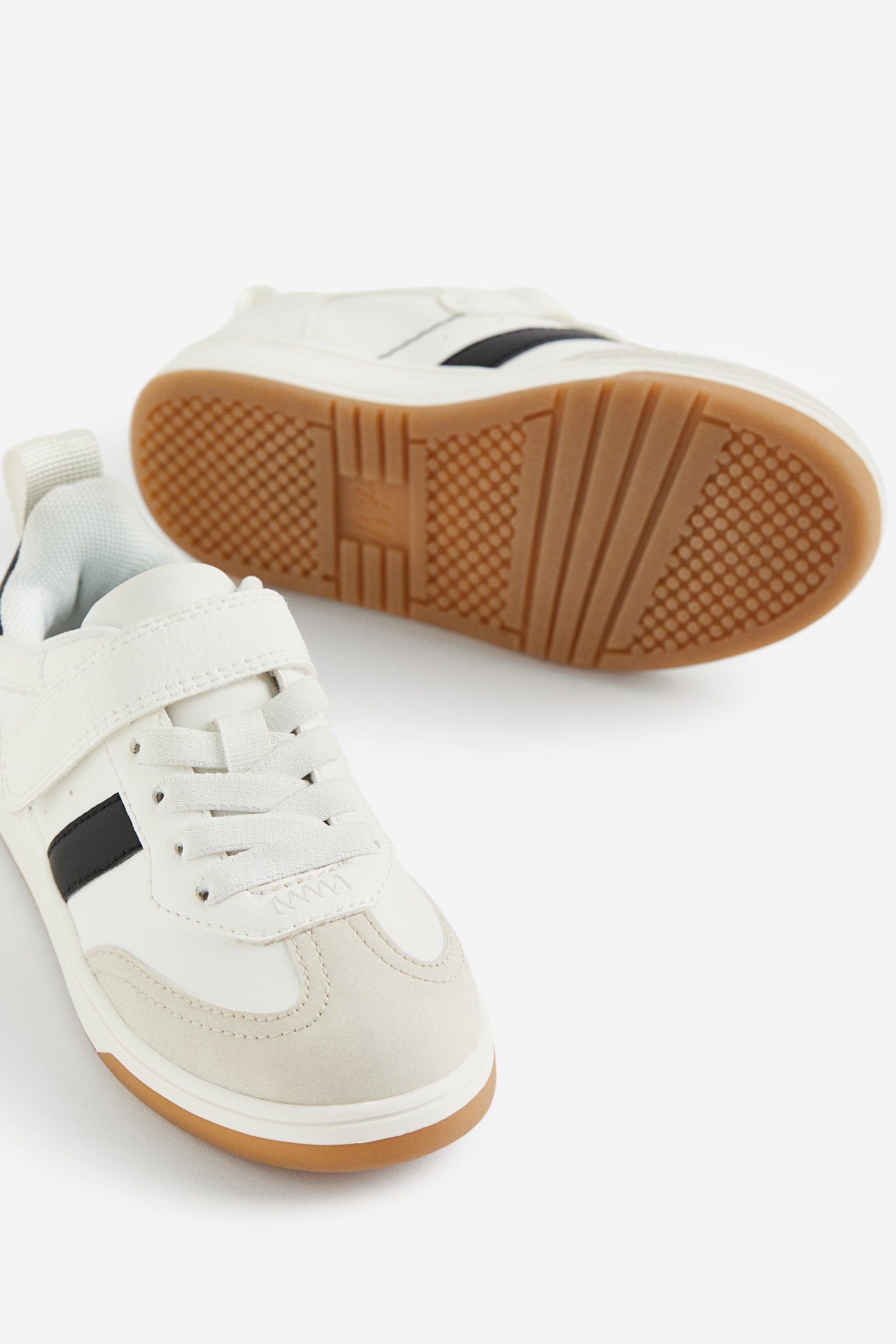 Sneakers - White/Beige/Navy blue/White - 4