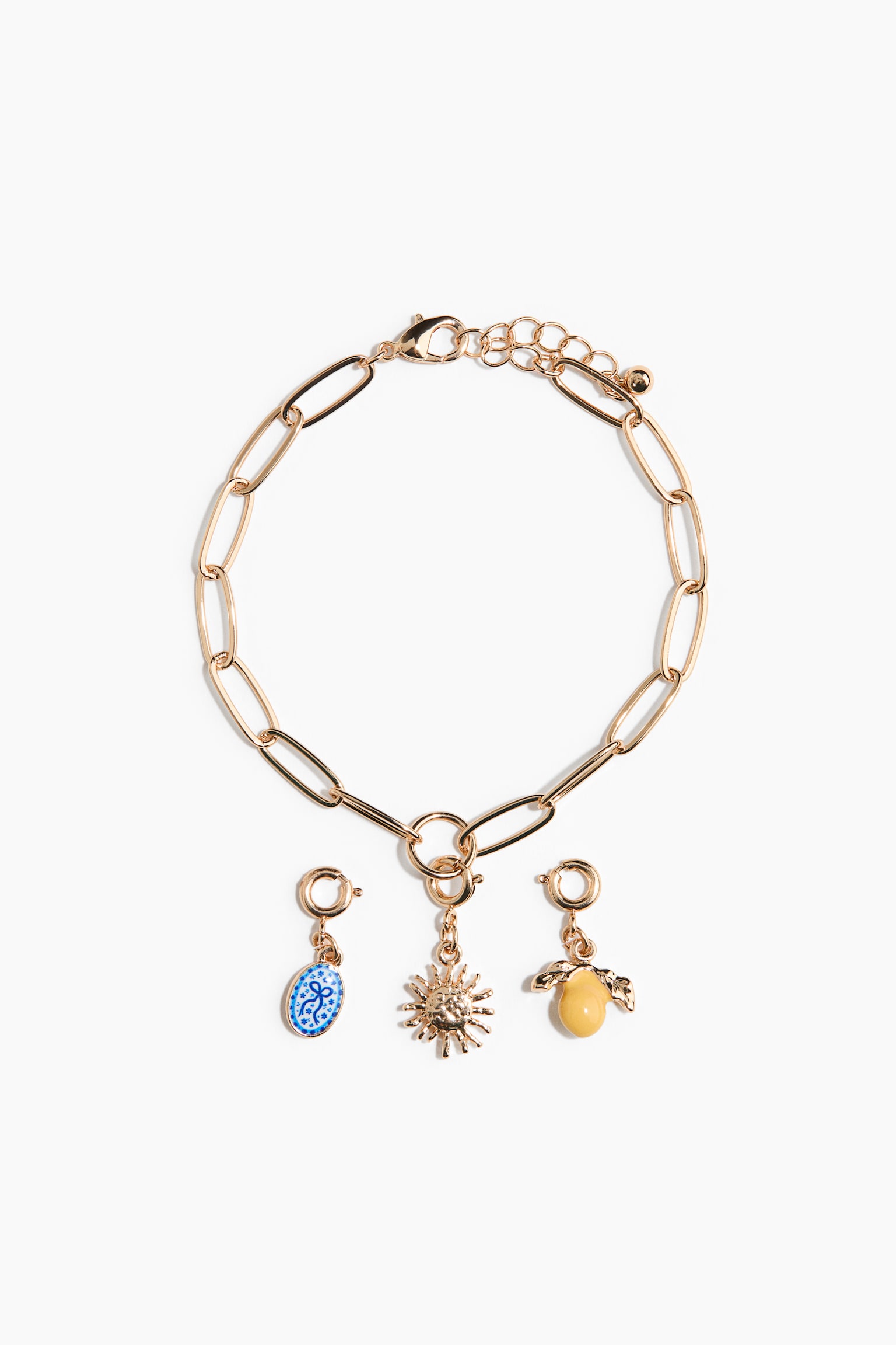 Charm bracelet - Gold-coloured