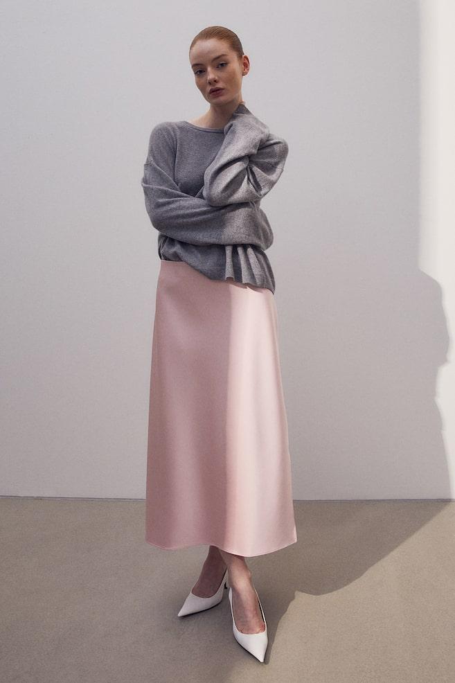 Column skirt - Light pink - 1