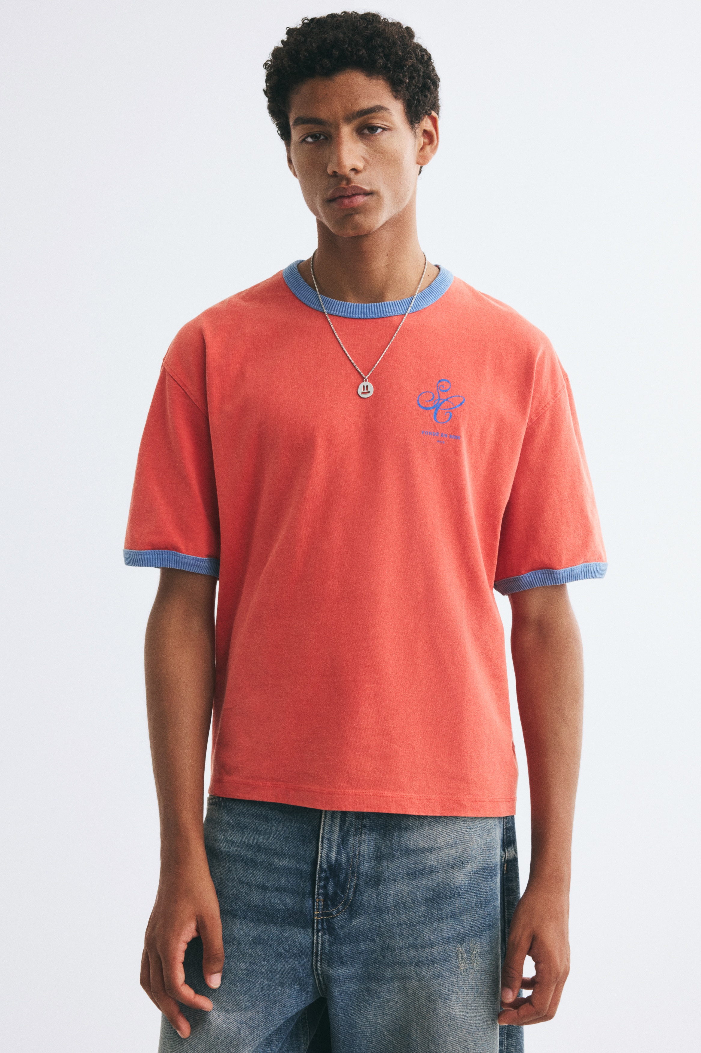 T-shirt Relaxed Fit con motivo stampatoModal
