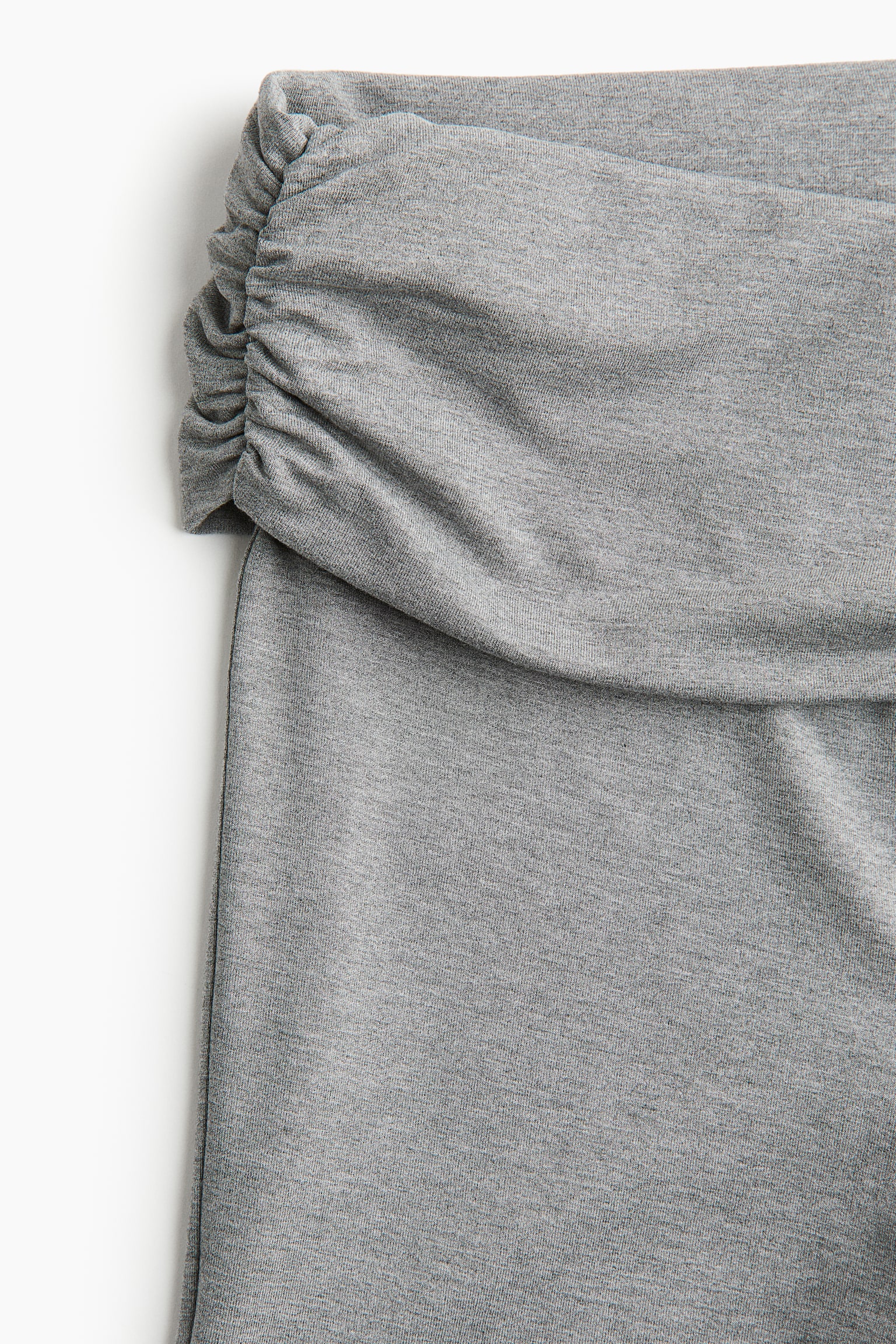 Gathered Yoga Pants - Grey marle/Black/Dark grey - 3