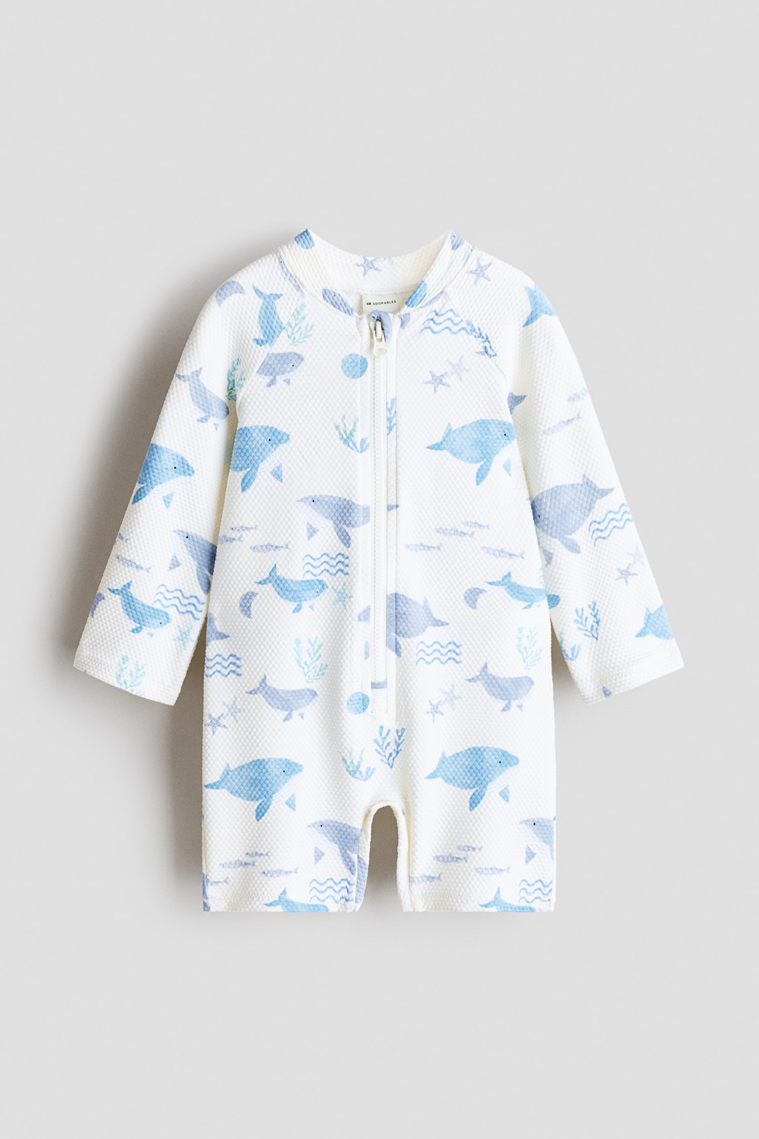 Traje de baño UPF 50 - Blanco/Vida marina/Verde vivo/Rayas blancas/Azul claro/Barcos/Beige claro/Limones