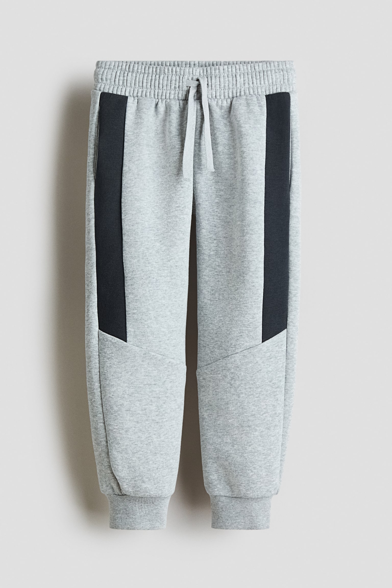 Детские брюки H&M Color-Block, цвет: Светлый серый меланжевый — фото 1