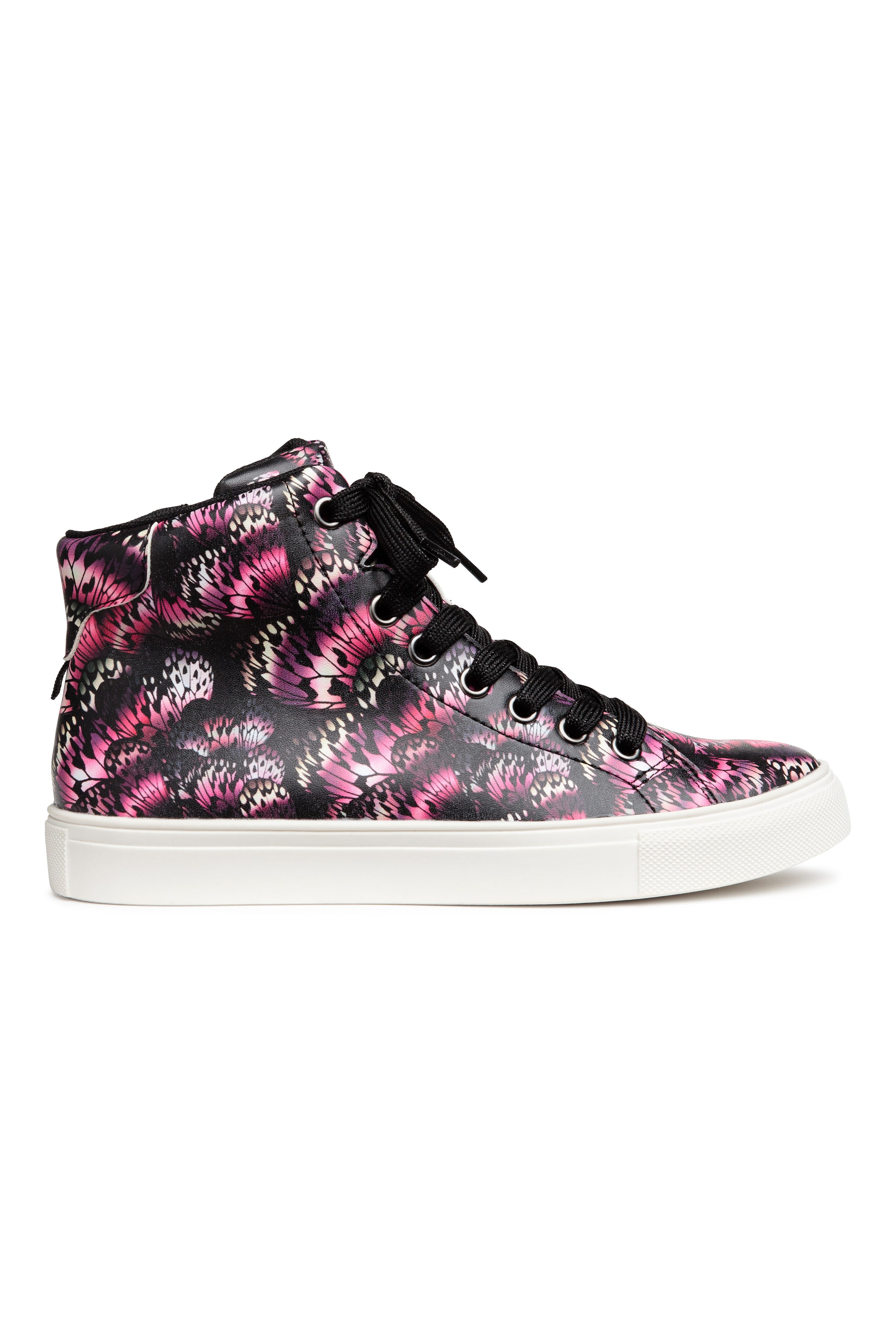 View larger image: Hi-top trainers - Black/Butterfly - Kids | H&M GB 1
