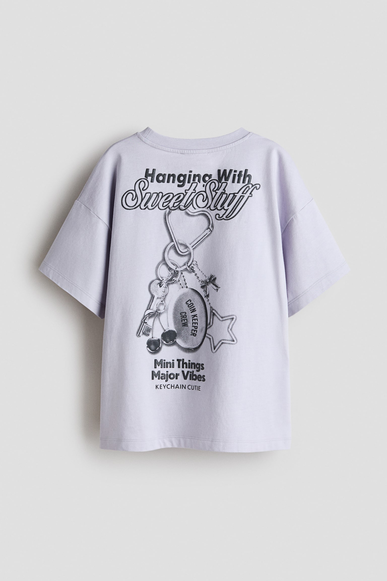 Oversized bavlněné tričko - Šeříková/klíčenka/Šedý melír/Academy Belles/Bílá/Amalfi/Krémová/medvídek/Námořnická modř/Le Marais/Dark grey/Ghost - 3